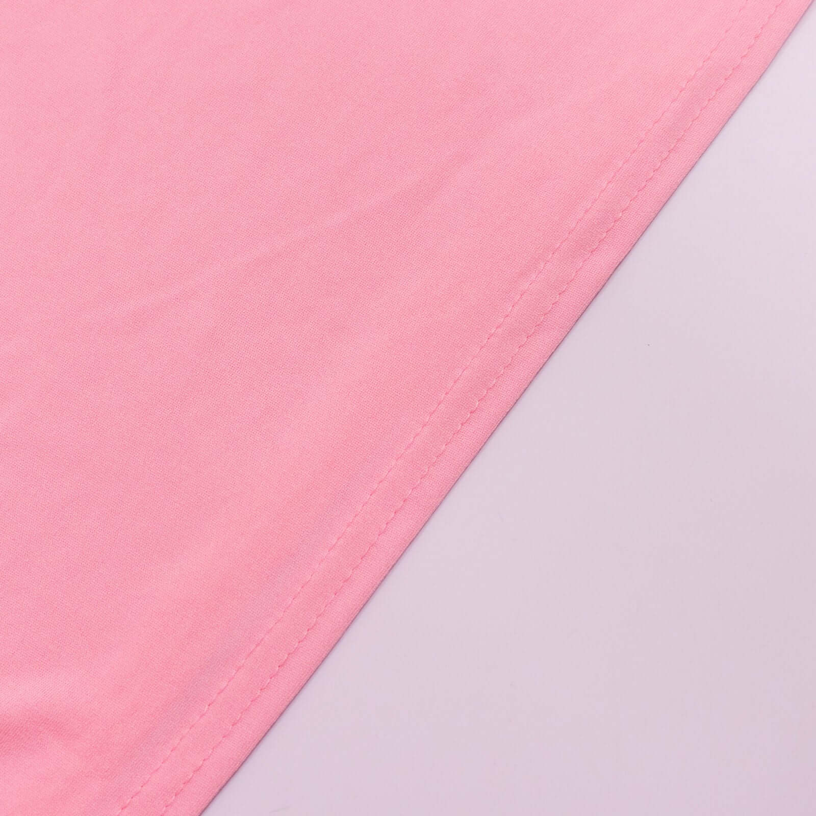 Exclusive Set of 4 Custom-Fitted Matte Pink Spandex Half Moon Wedding Arch Covers - Various Sizes