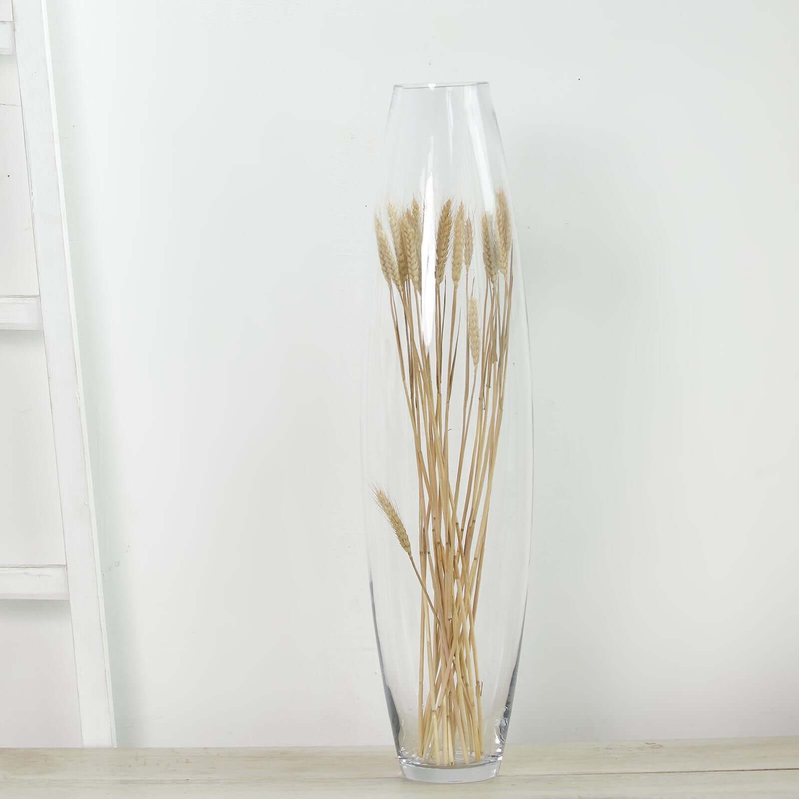 Heavy - Duty Clear Glass Cylinder Tapered Vase for Event Flower Centerpieces
