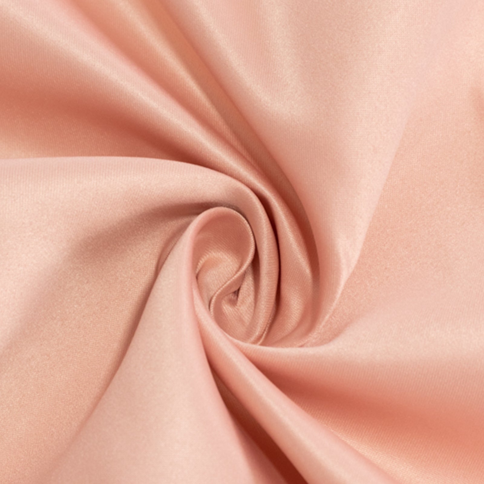 Lamour Satin 54x54 Dusty Rose Square Table Overlay - Durable Silk-Like Table Cover
