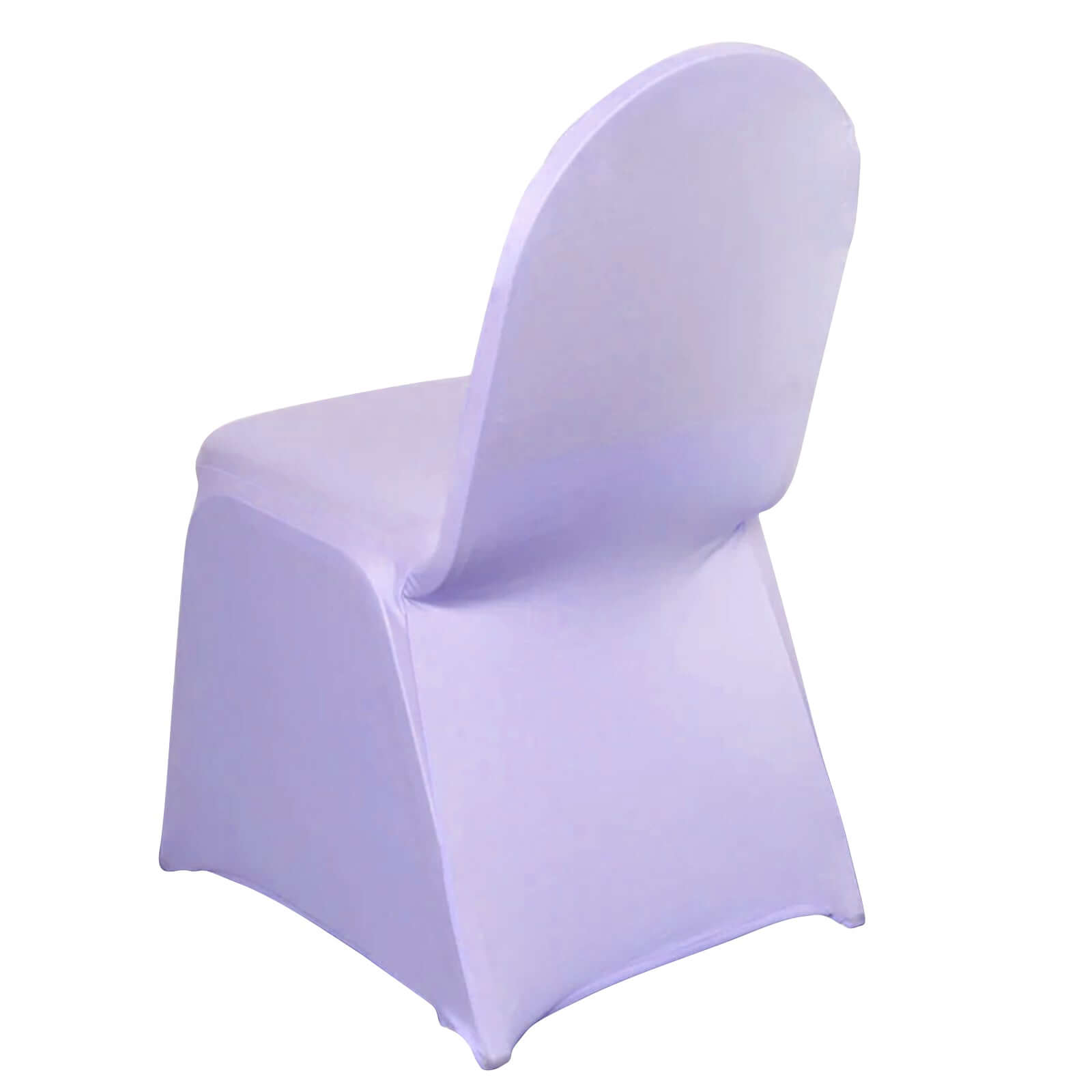 Lavender Lilac Spandex Banquet Chair Cover - Stretch 160GSM Fabric, Slip-On Design