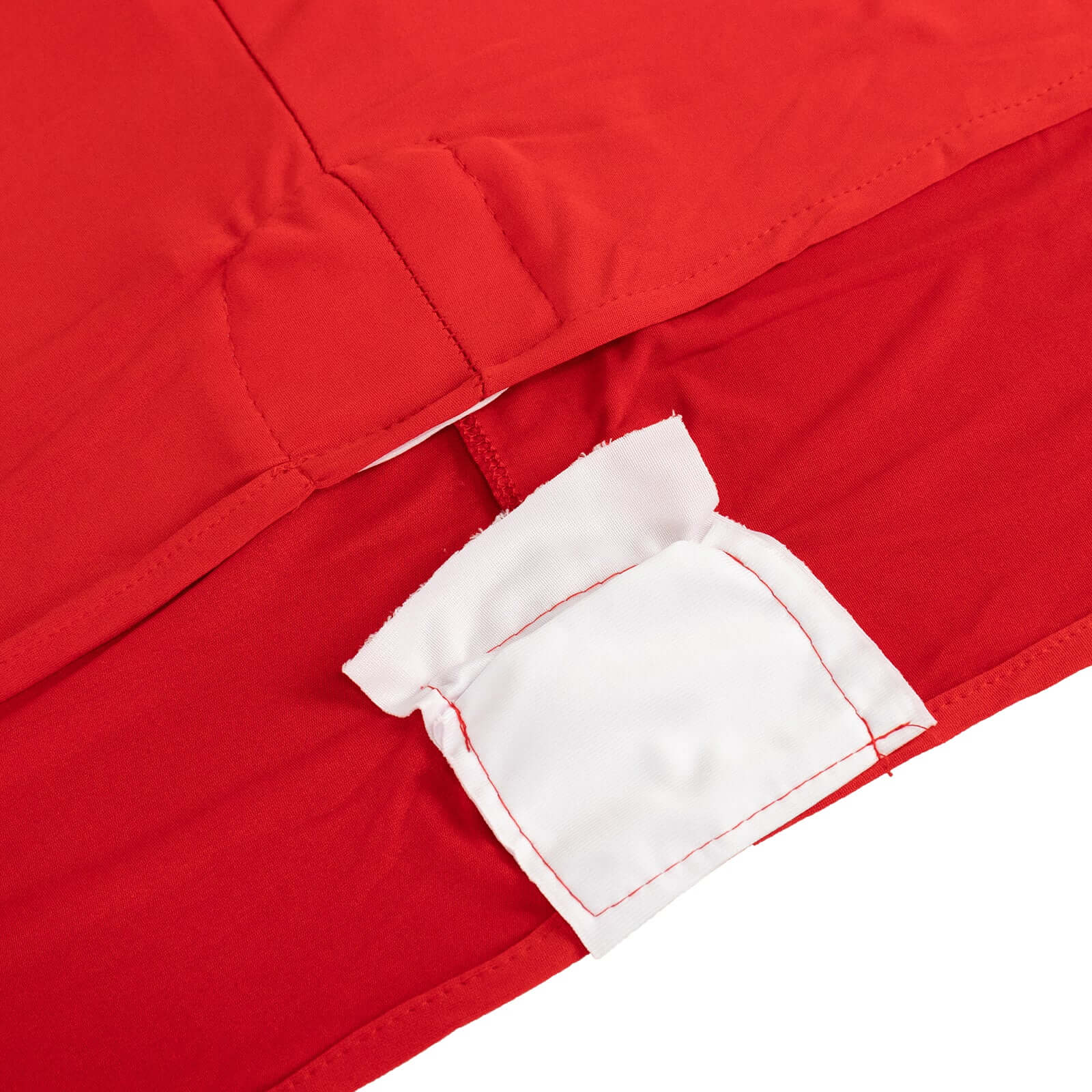 Red Durable Stretch Spandex 6ft Round Tablecloth - Form-Fitting Offer