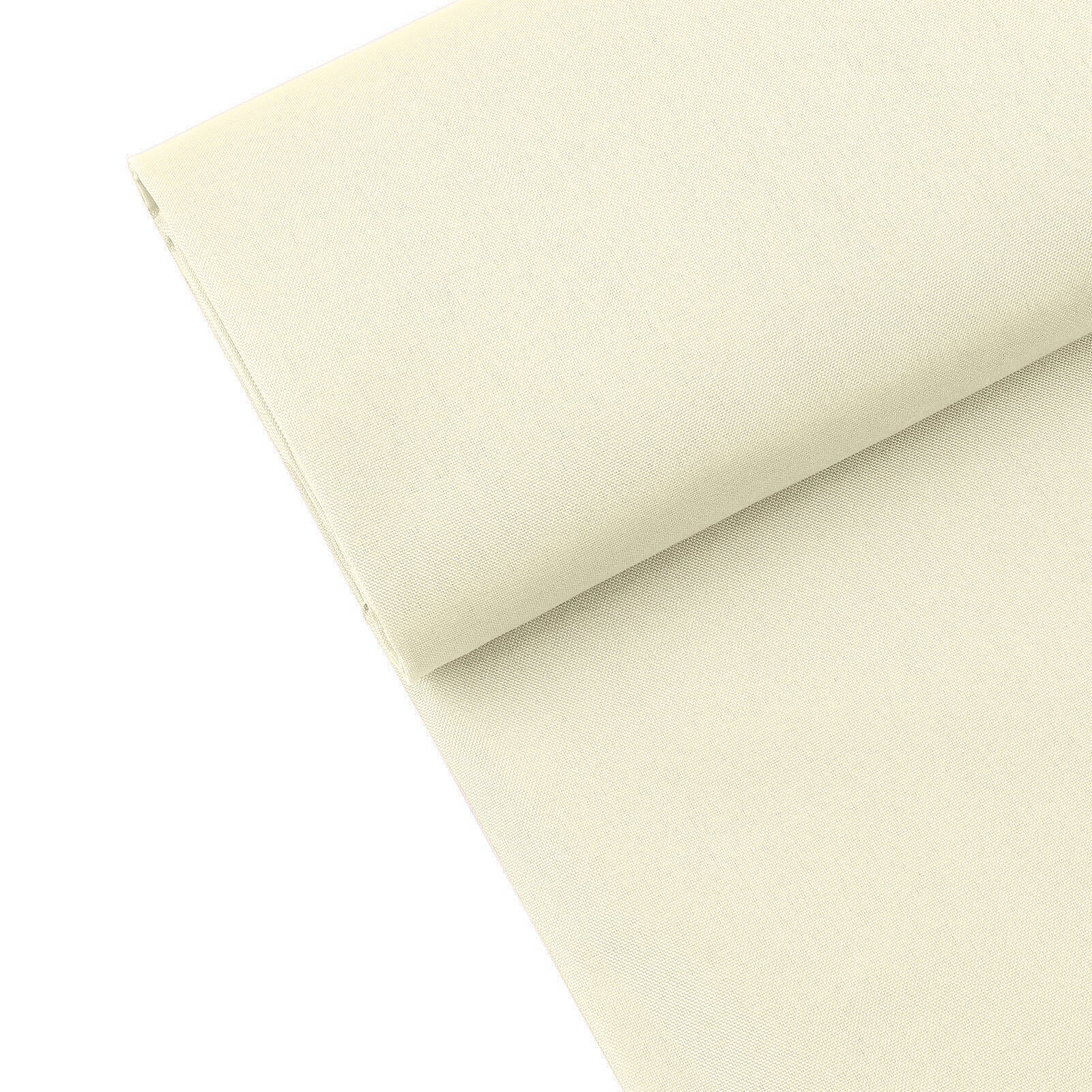 Ivory Fire Retardant 54x10 Yards Polyester Fabric Bolt - Ideal for DIY Crafts & Event Decor