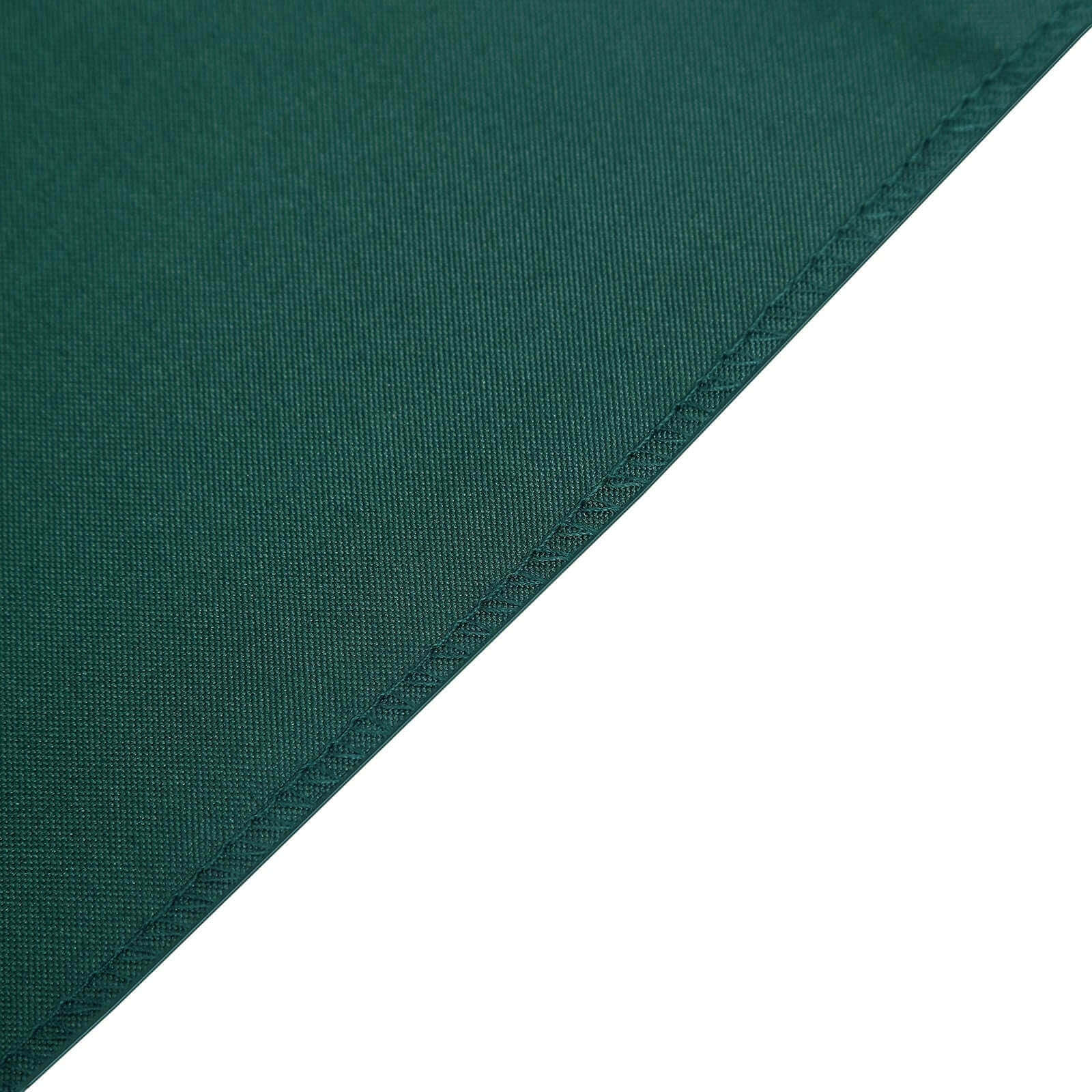 Hot Deal! 10-Piece Polyester Slip-On Chair Covers in Hunter Emerald Green, Wrinkle & Stain Resistant