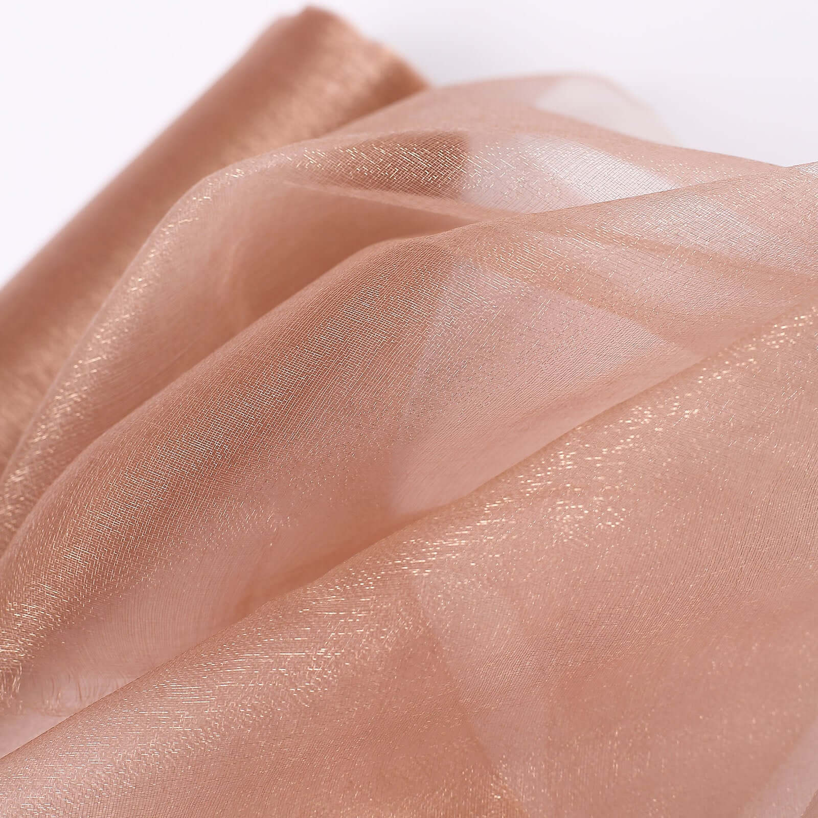 Hot Sale! 12-Foot by 10-Yard Dusty Rose Sheer Chiffon Fabric Bolt for DIY Voile Drapery