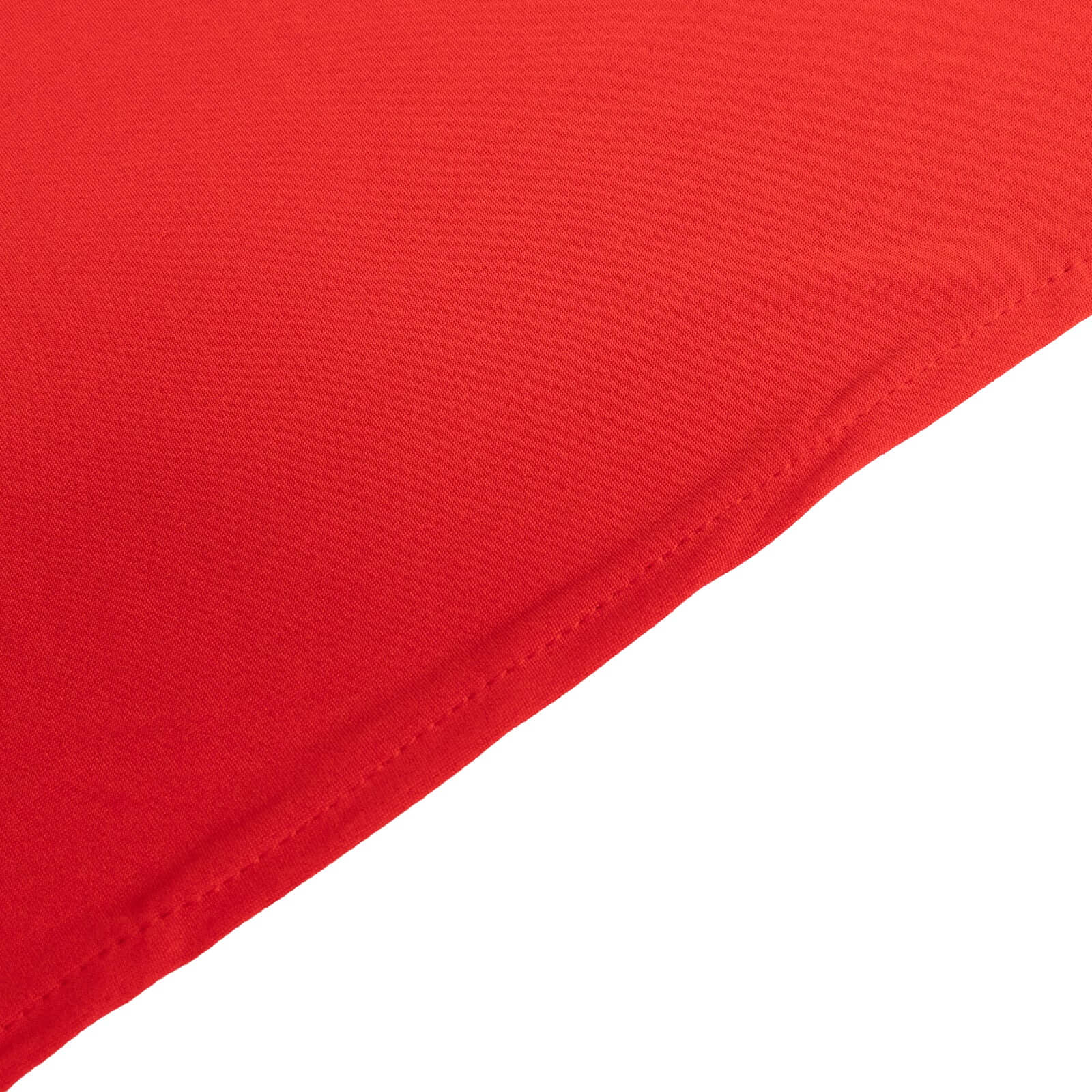 Red Durable Stretch Spandex 6ft Round Tablecloth - Form-Fitting Offer