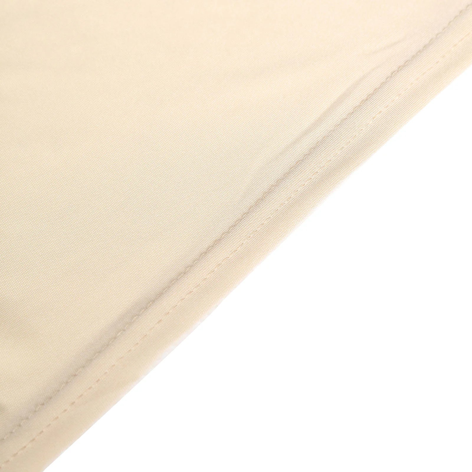 10-Pack Durable Beige Spandex Stretch Chair Covers for Folding Chairs - Great Deal!