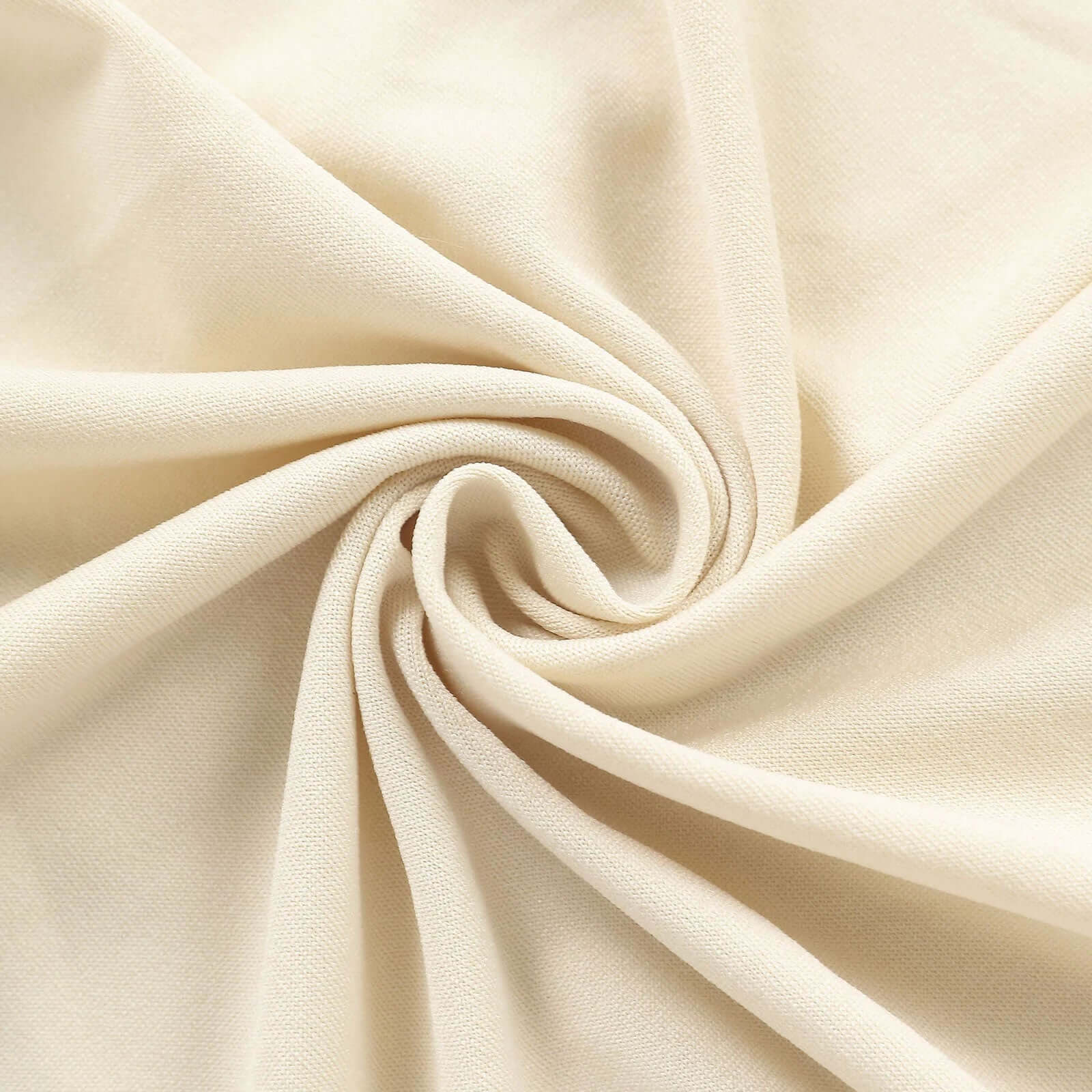 Exclusive 8ft Beige Spandex Fitted Cover for Half Moon Wedding Arch Backdrop Stand
