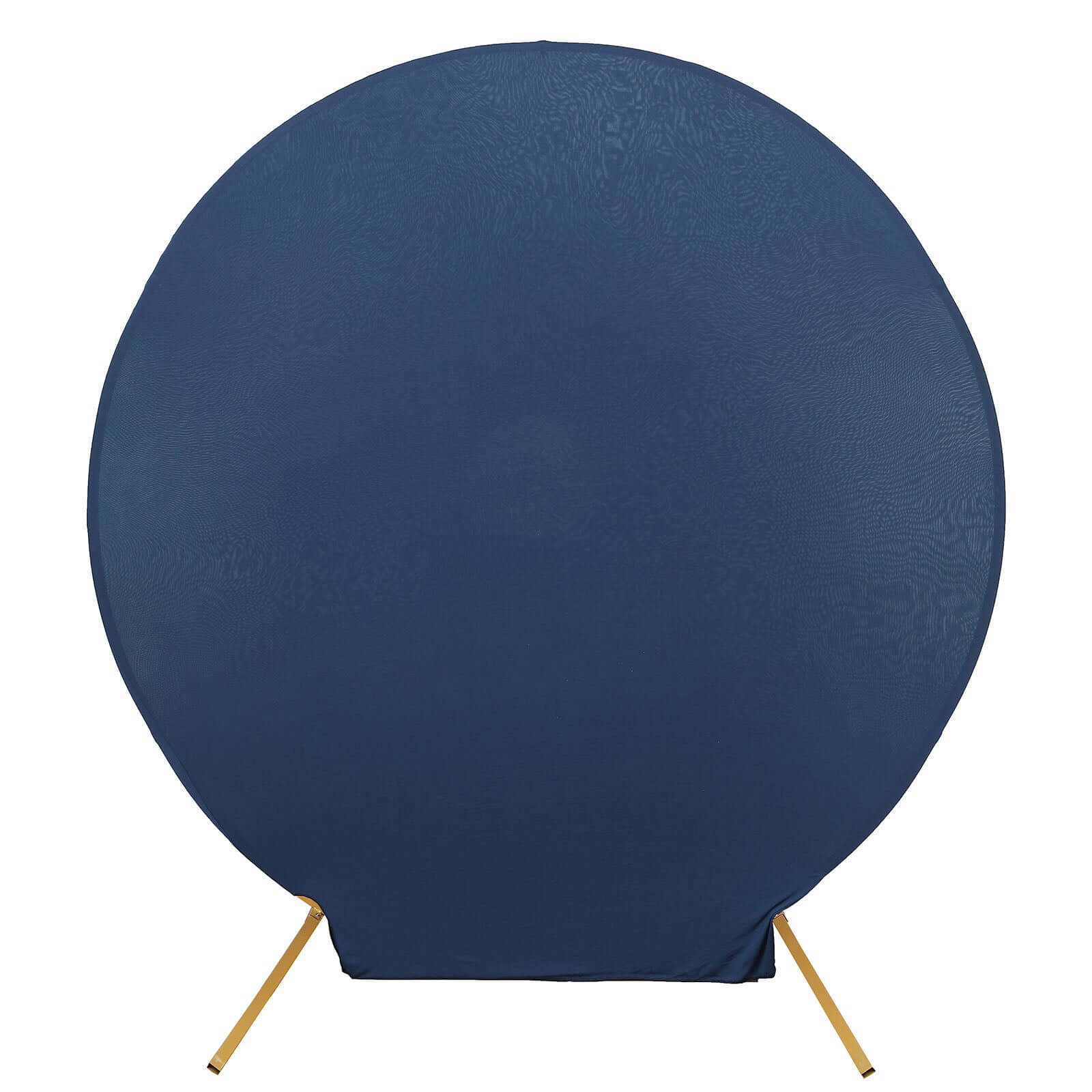 Amazing 7.5ft Navy Blue Round Spandex Party Backdrop Cover