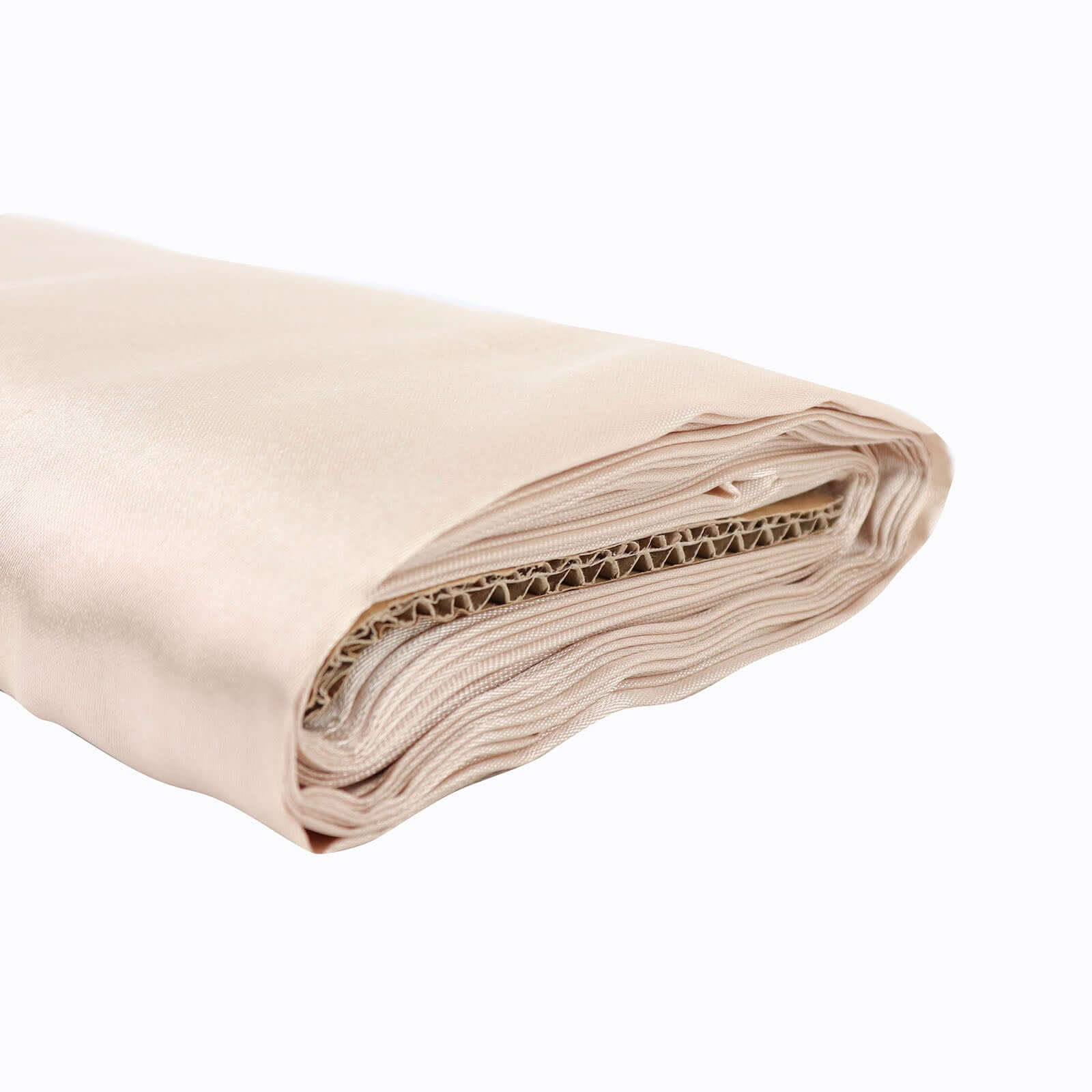 Hot Deal! 10-Yard x 54-Inch Beige Satin Fabric Bolt for Various DIY Projects