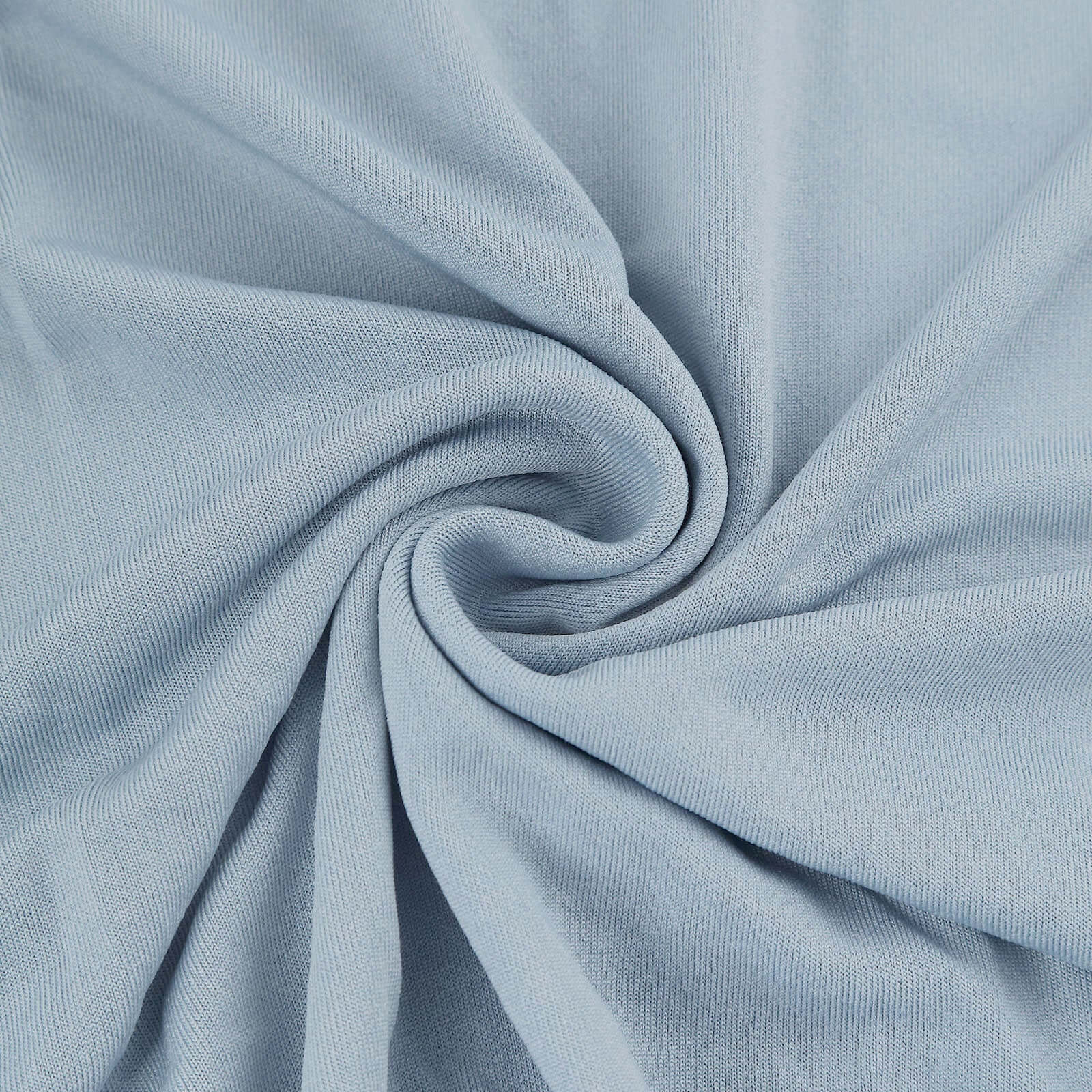 5-Piece Set of Stretchy Dusty Blue Spandex Cylinder Pedestal Stand Covers - 160 GSM