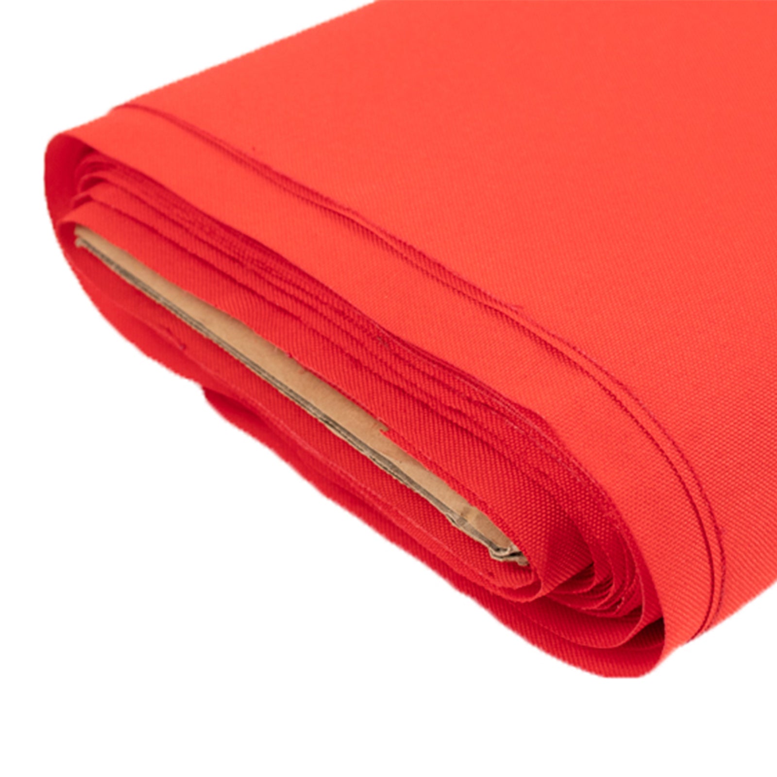 54"x10 Yards Red Premium Polyester Fabric Bolt - Ideal for DIY, Upholstery & Event Decor