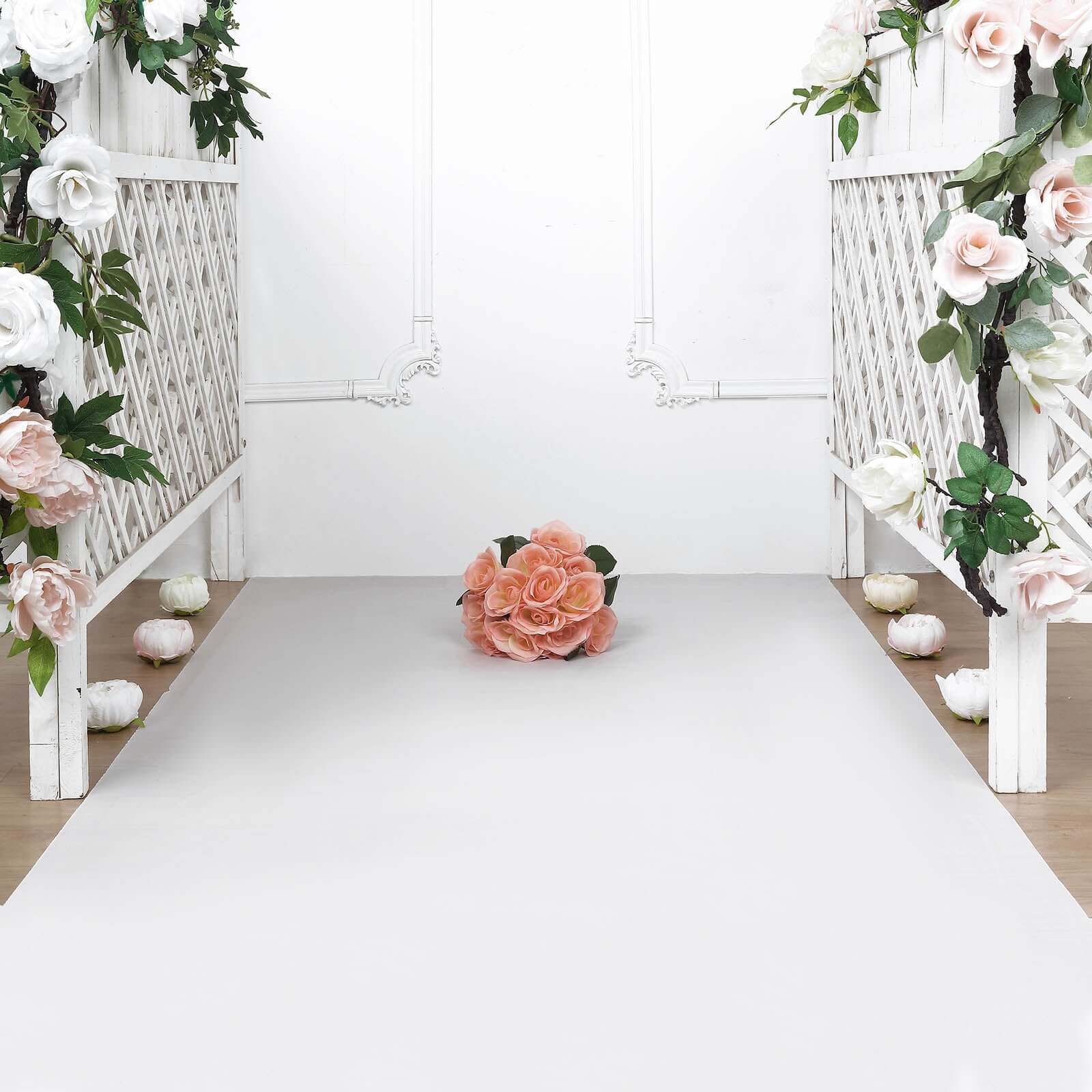 Get This 40x100ft White PVC Aisle Runner for Your Events