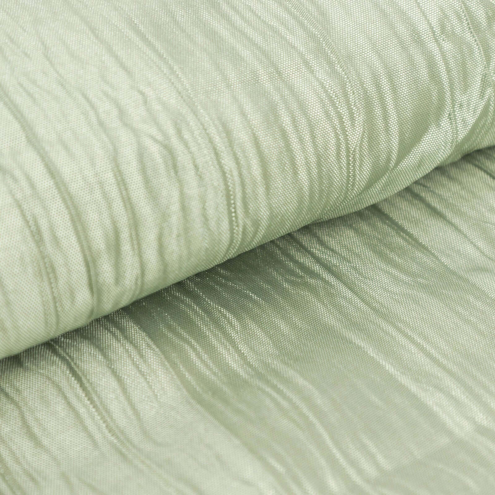 Hot! 54"x10 Yards Sage Green Accordion Crinkle Taffeta Fabric Bolt