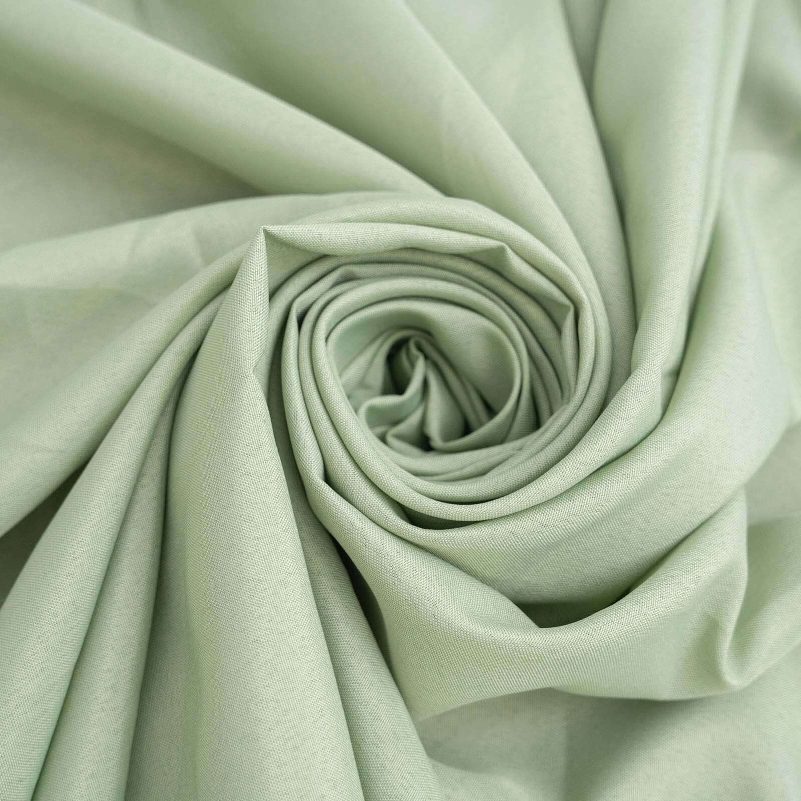 10-Pack Sage Green Polyester Stain-Resistant Slip-On Chair Covers for Banquets - Great Deal!