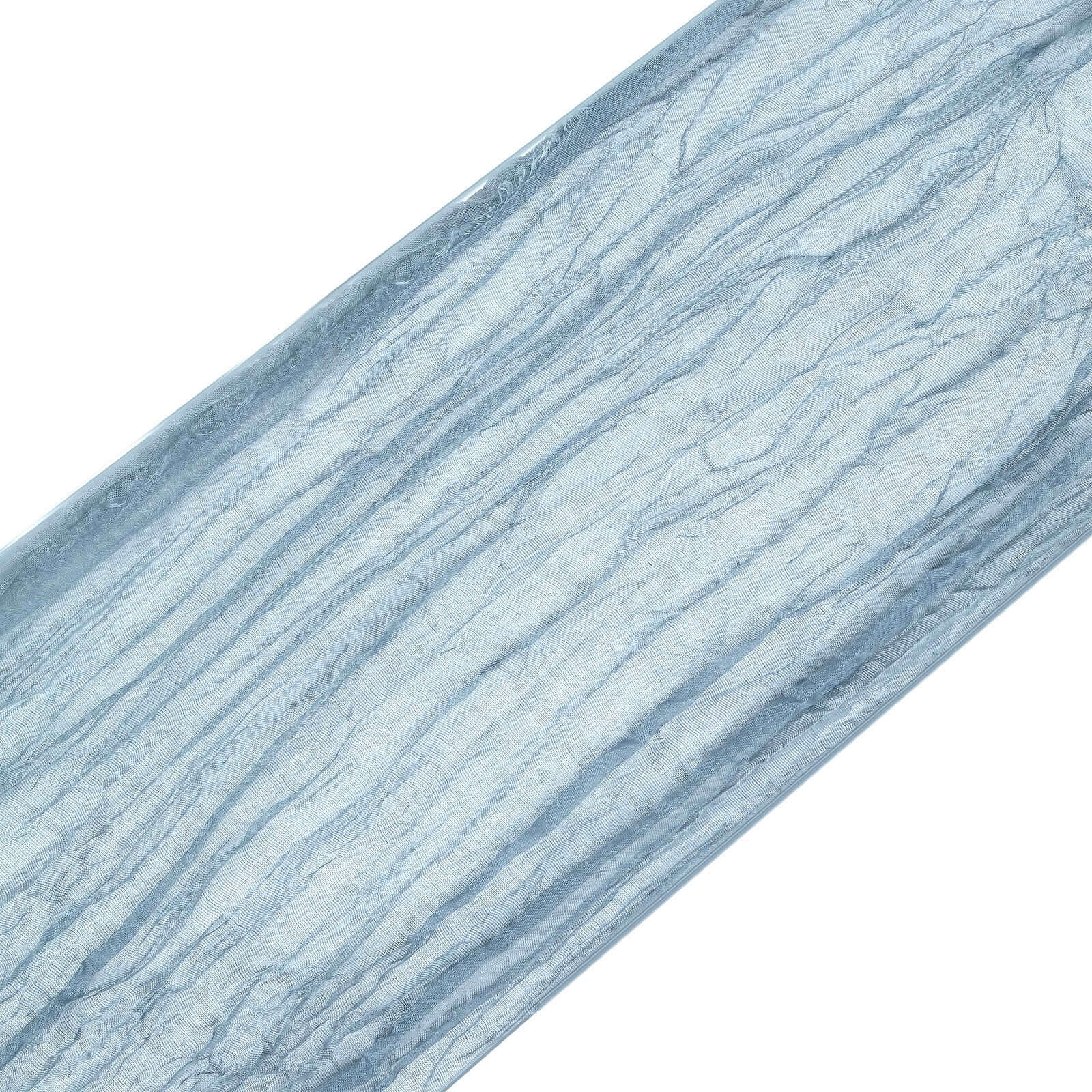 Hot Deal! 5-Piece Set of Dusty Blue Cheesecloth Chair Sashes for Boho Decor