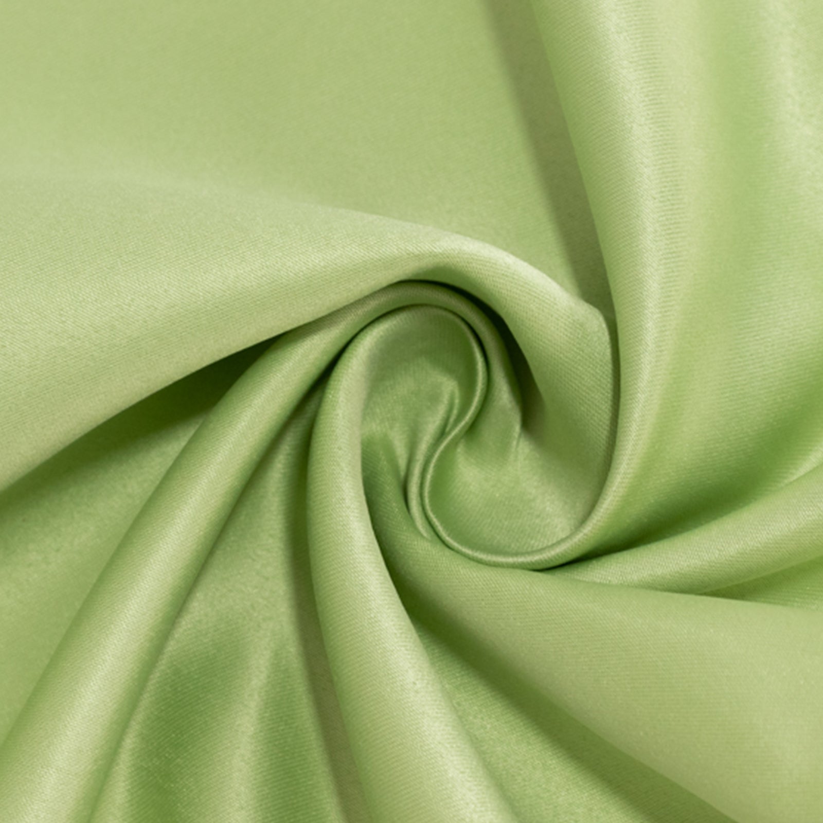 Sage Green 54x54 Durable Silk-Like Lamour Satin Square Table Overlay