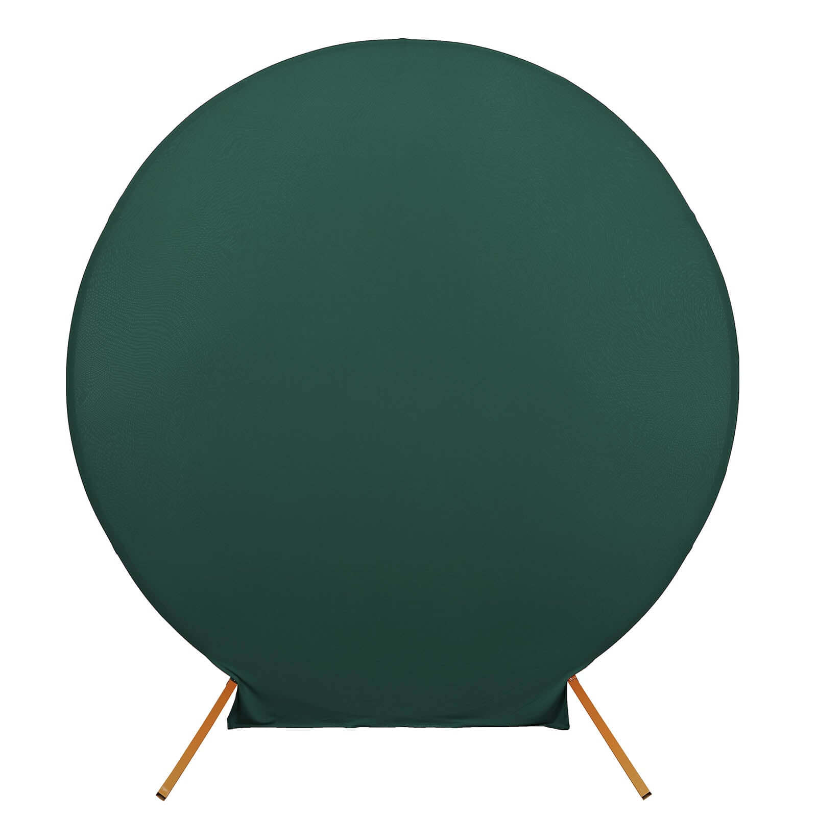 Get This 7.5ft Double - Sided Matte Hunter Emerald Green Spandex Round Party Backdrop Cover Now