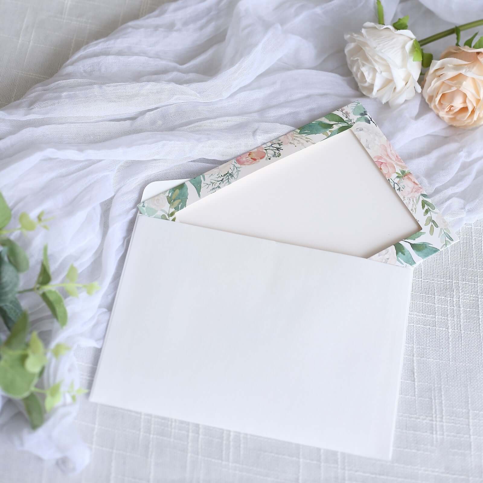 25-Pack White and Gold Peony Floral Thank You Cards with Envelopes - Ideal for Party Invitations and Milestones
