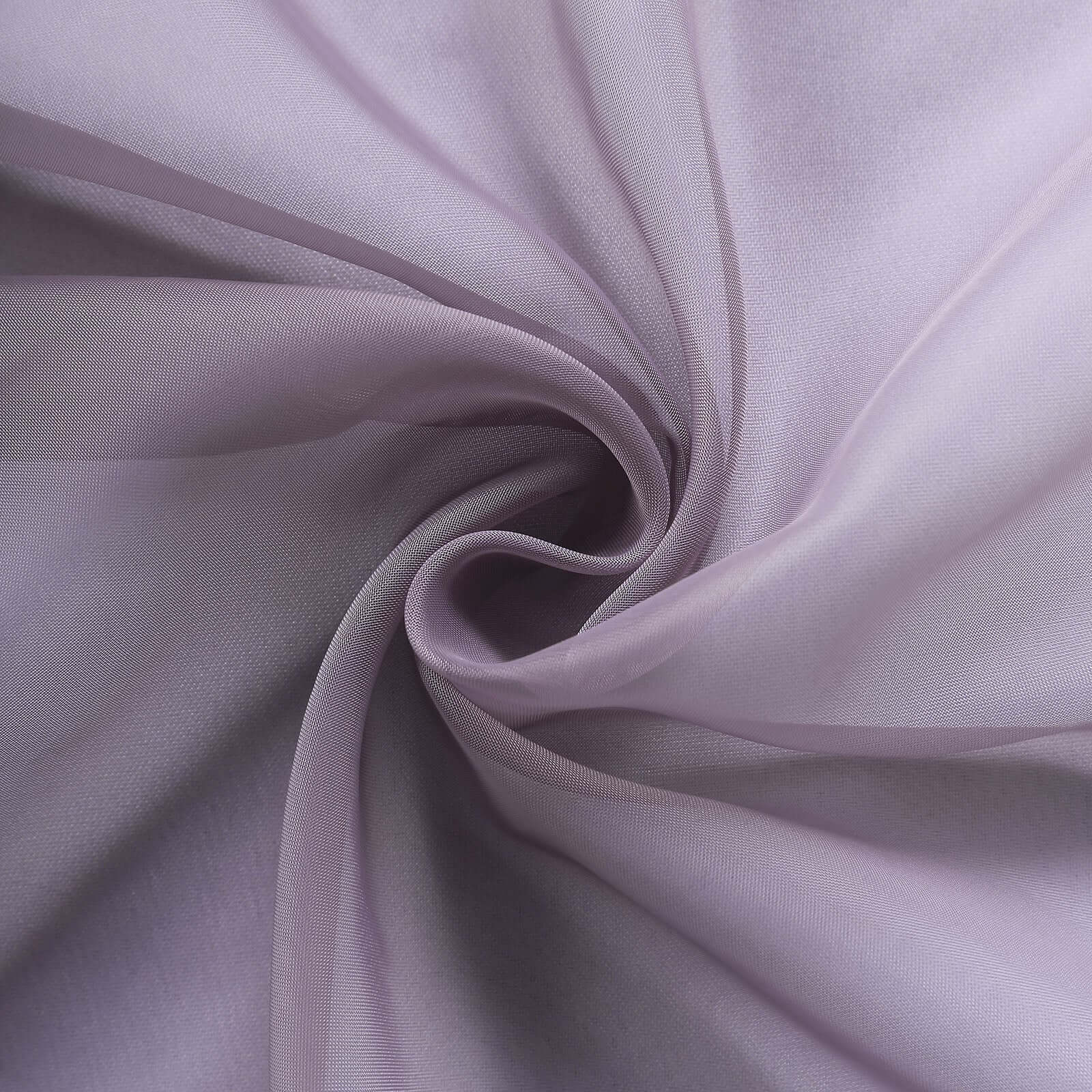 5-Piece Set of Premium Violet Amethyst Chiffon Chair Sashes - Soft, Lightweight Designer Bows 22x78