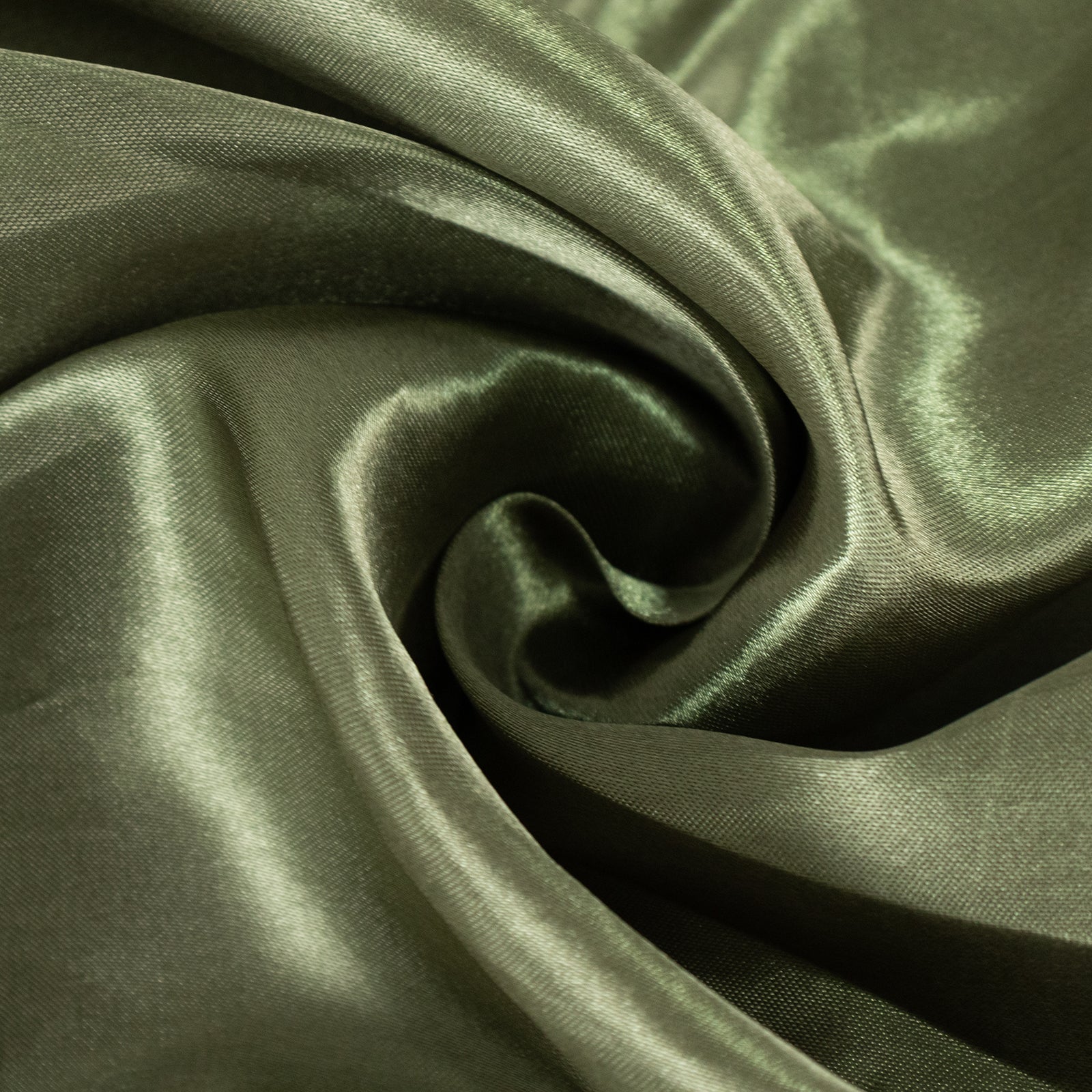 Stylish Seamless Satin Round Tablecloth in Dusty Sage Green, 132" - Ideal for Events