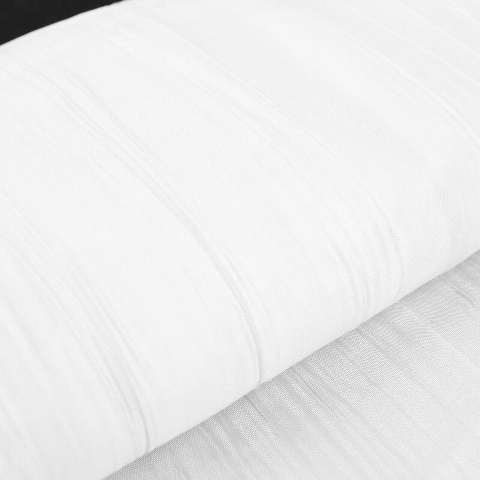 Hot Deal! 54"x10 Yards White Accordion Crinkle Taffeta Fabric Bolt