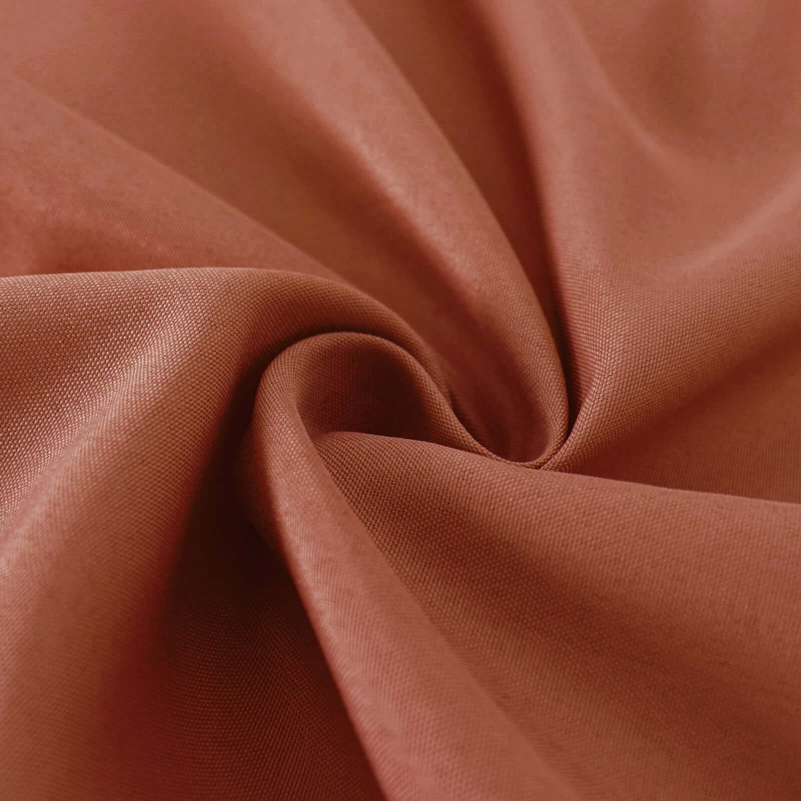 Wrinkle-Resistant & Durable 54x54 Polyester Square Terracotta (Rust) Tablecloth