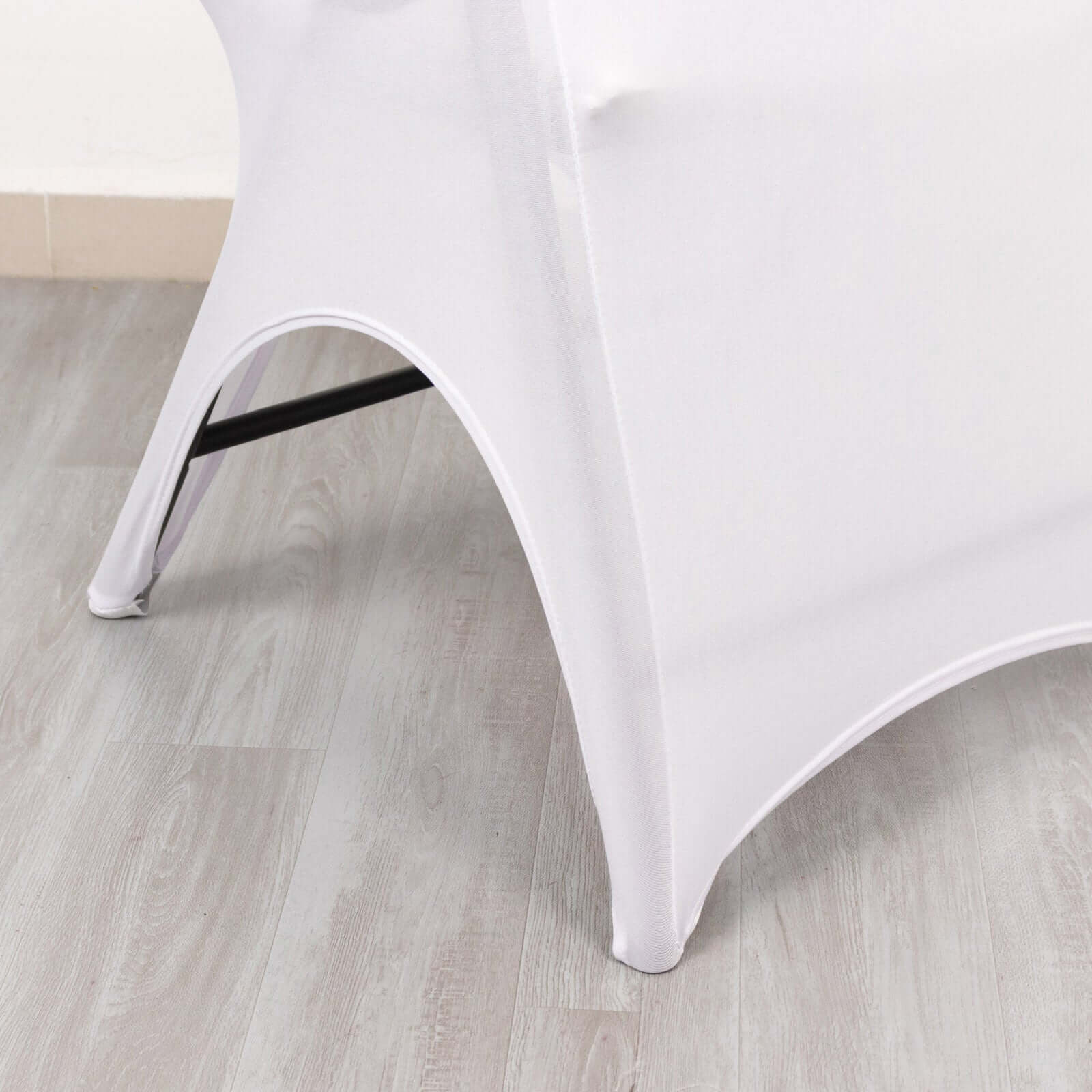 Hot Sale! Premium White Stretch Spandex Slipcover for Standard Folding Chairs