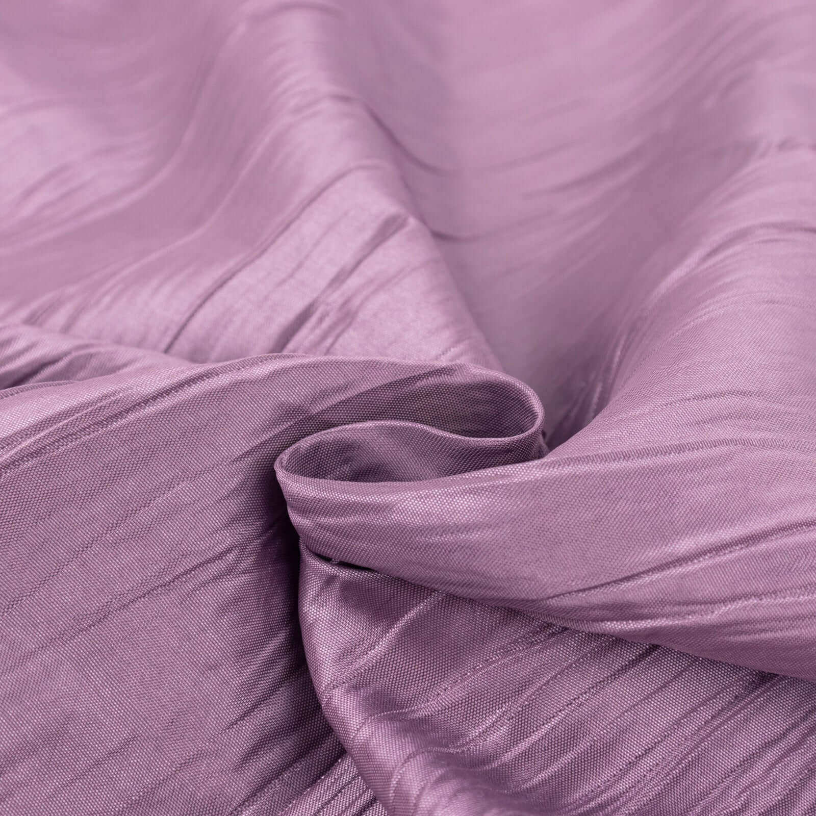 Limited-Time Offer! 54-Inch Wide, 10-Yard Violet Amethyst Accordion Crinkle Taffeta Fabric Bolt