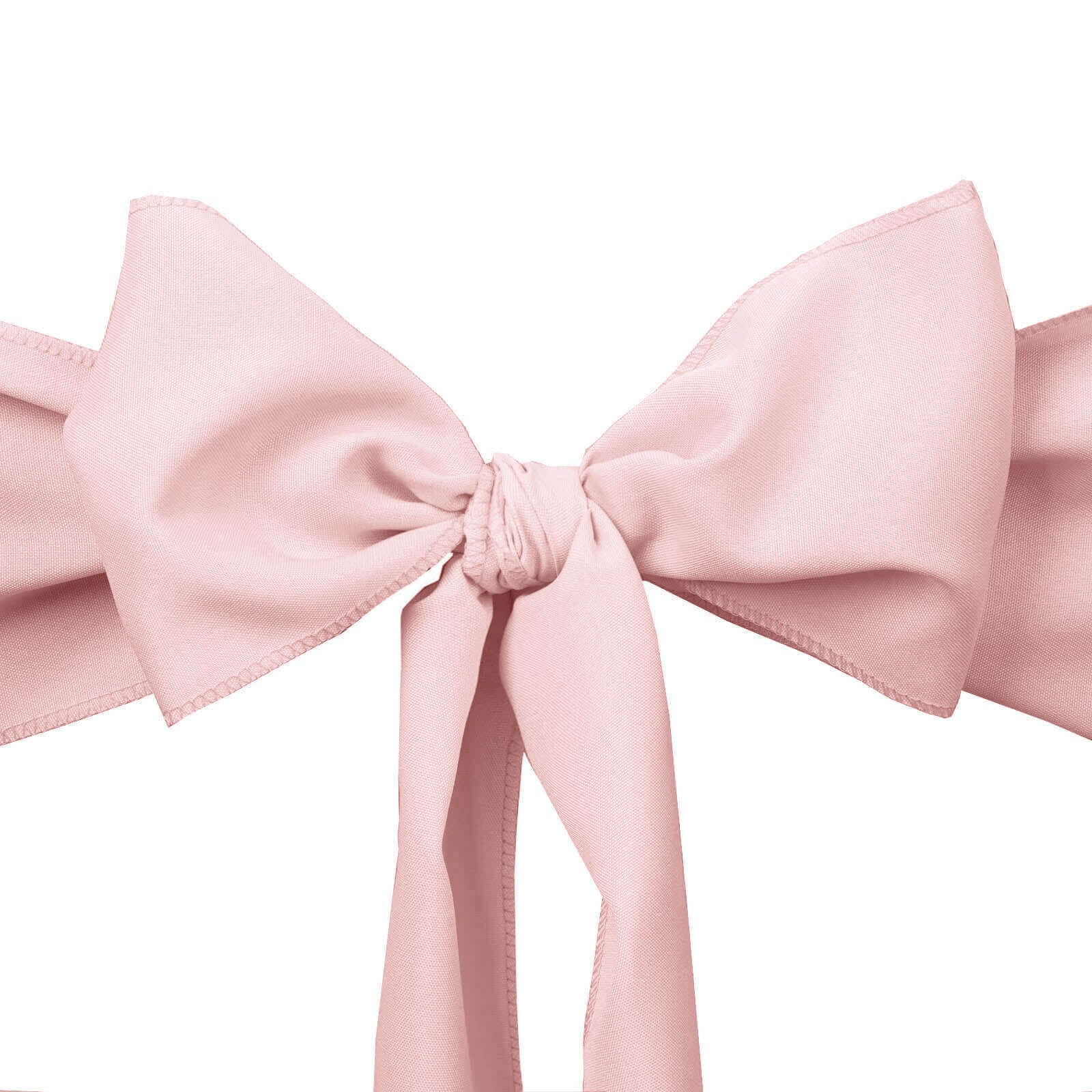 Hot Deal! 5-Pack Blush Polyester Chair Sashes 6x108
