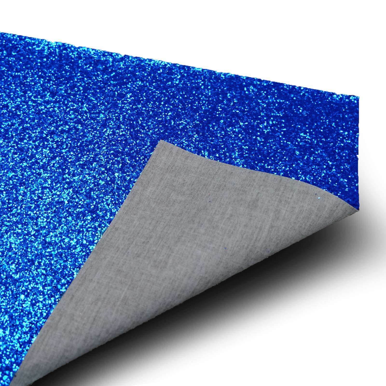Hot Deal! 6-Pack Royal Blue Glitter Rectangle Non-Slip Placemats 12x18