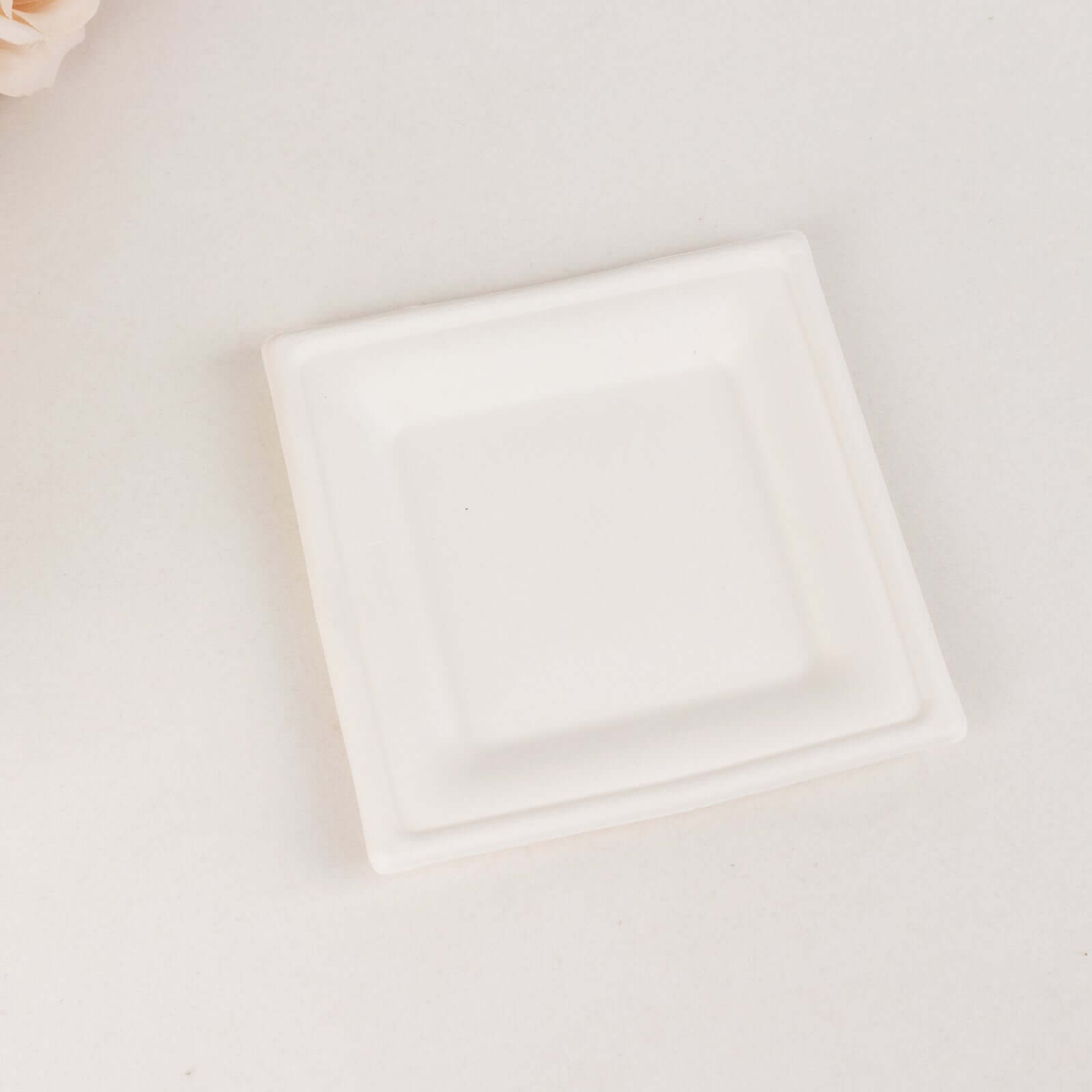 50-Pack White Biodegradable Bagasse 6