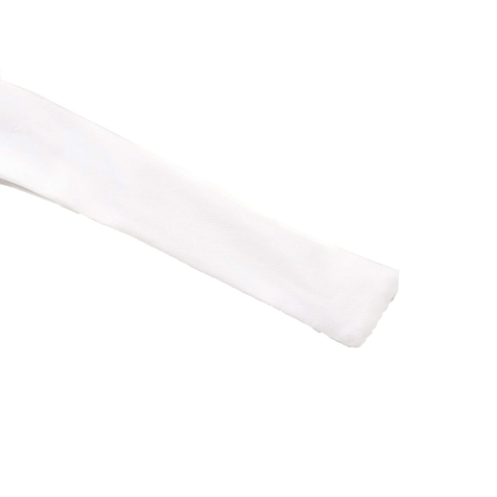 Exclusive Set of 2 White Spandex Wedding Arch Backdrop Stand Covers for Curved Arbor