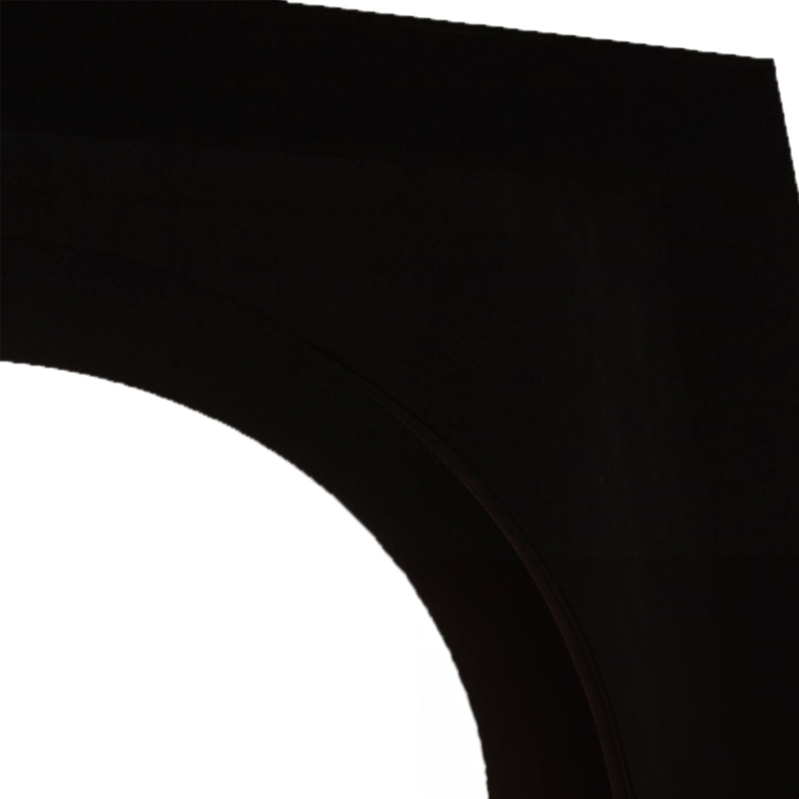 Premium 7ft Black Spandex Cover for Arc de Triomphe Wedding Arch Stand - Ideal for Events