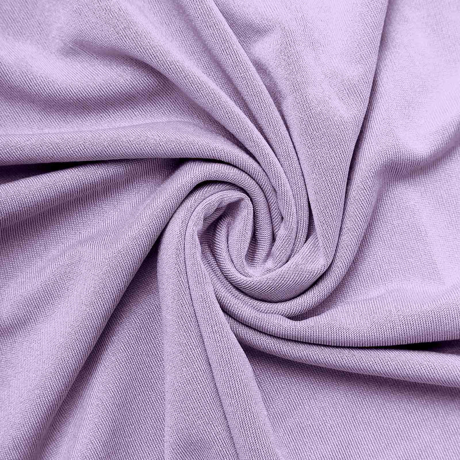 Premium 8ft Lavender Lilac Spandex U-Shaped Wedding Arch Cover