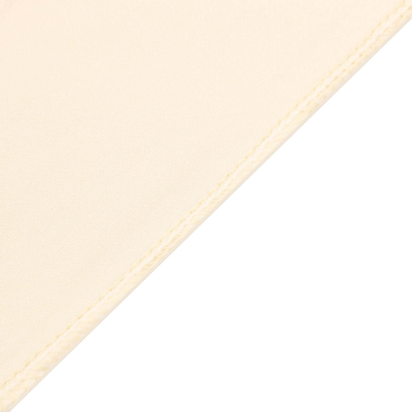 7.5ft Double-Sided Matte Beige Spandex Round Party Backdrop Stand Cover