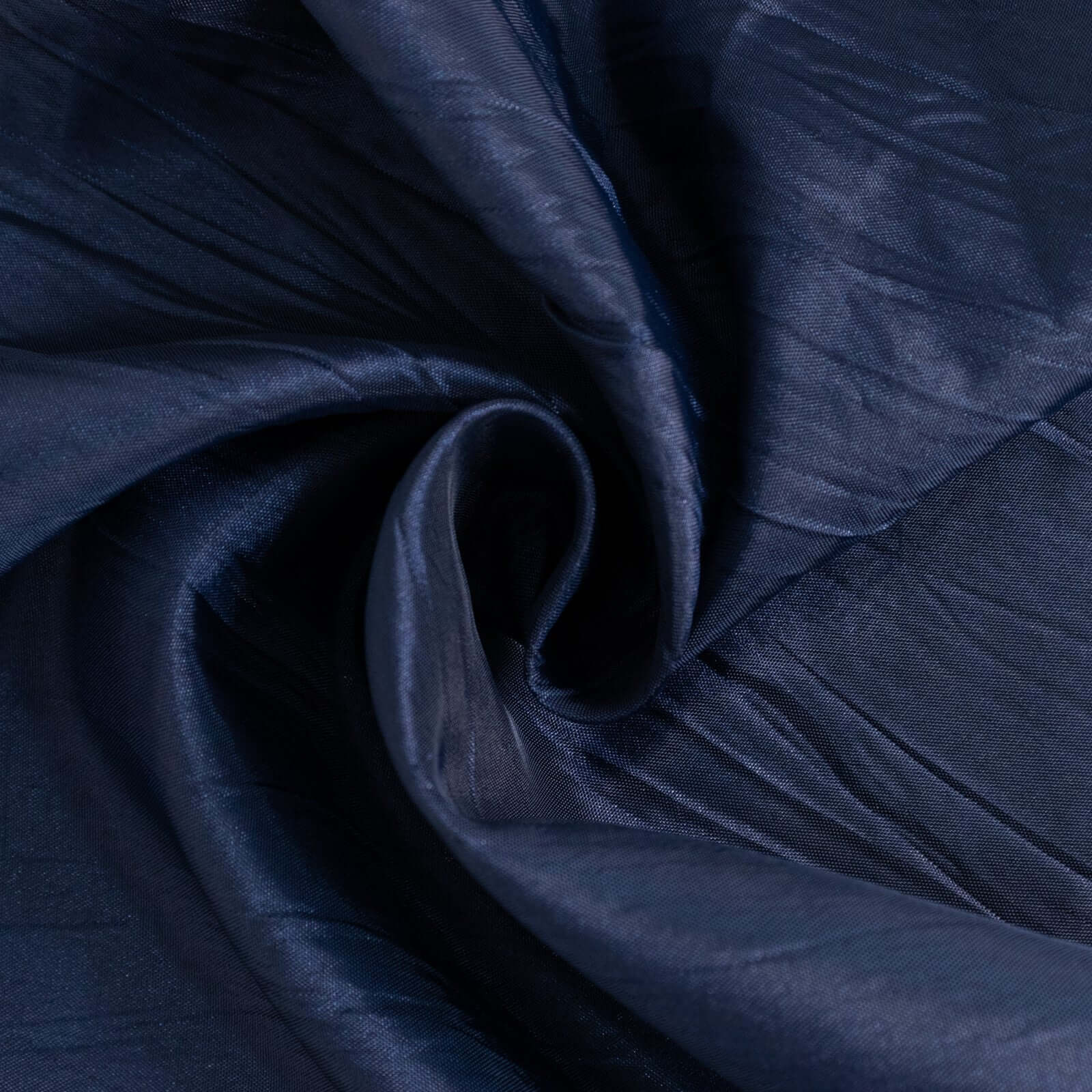 Navy Blue Reusable Crinkle Crushed Taffeta Slipcover for Banquet Chairs - Great Value!