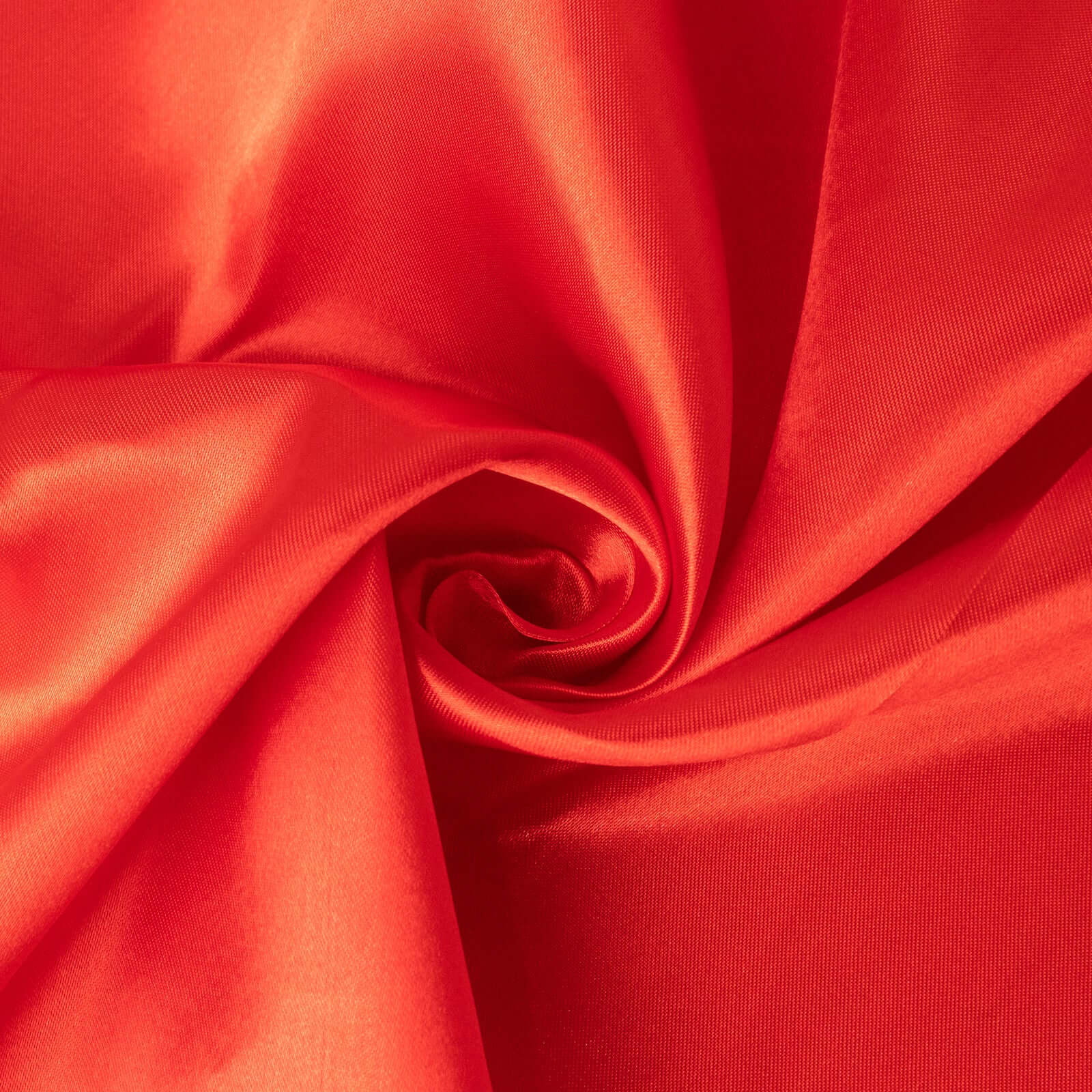 Stylish Seamless Red Satin 132-inch Round Tablecloth for Events