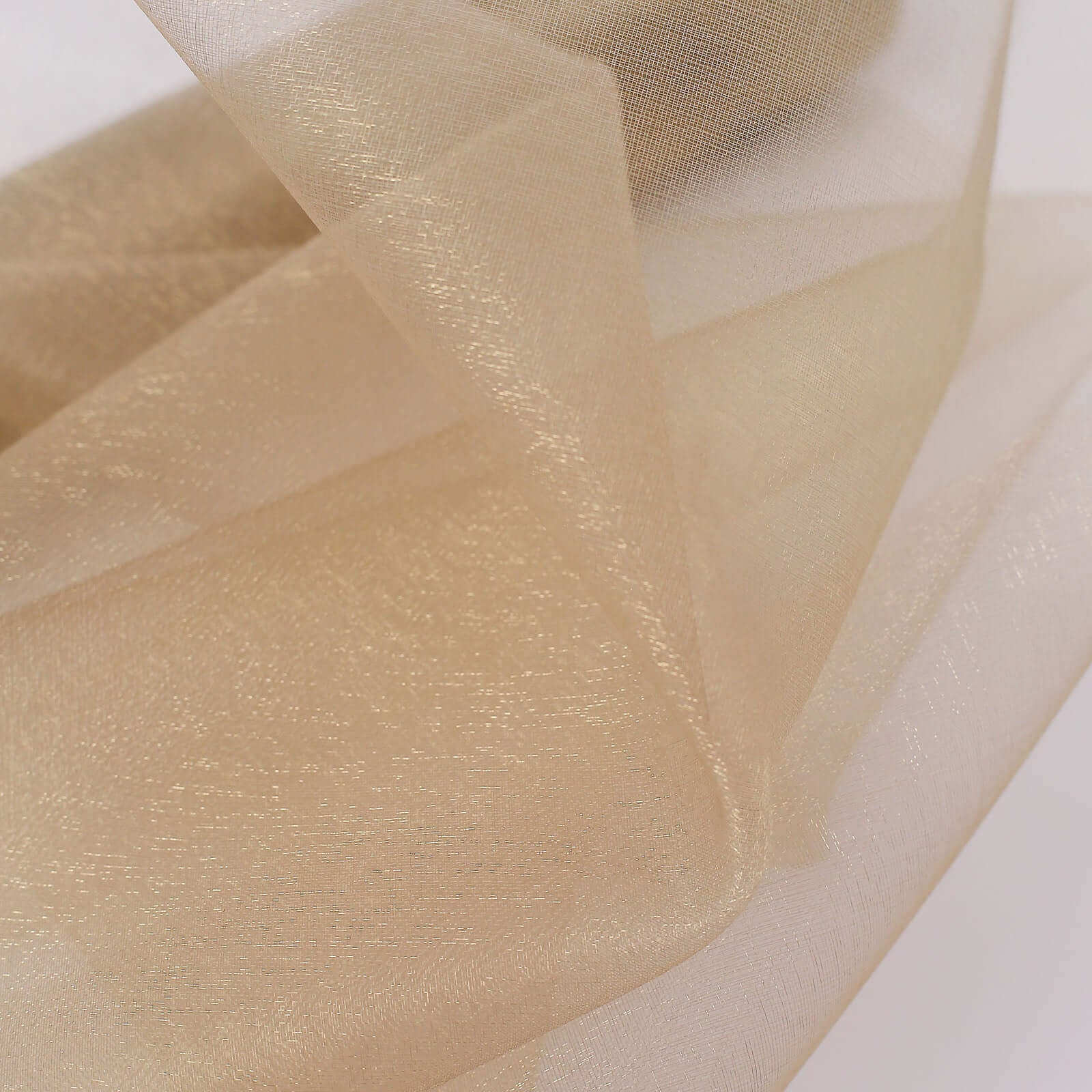 Hot Deal! 12x10yd Natural Sheer Chiffon Fabric for DIY Drapery