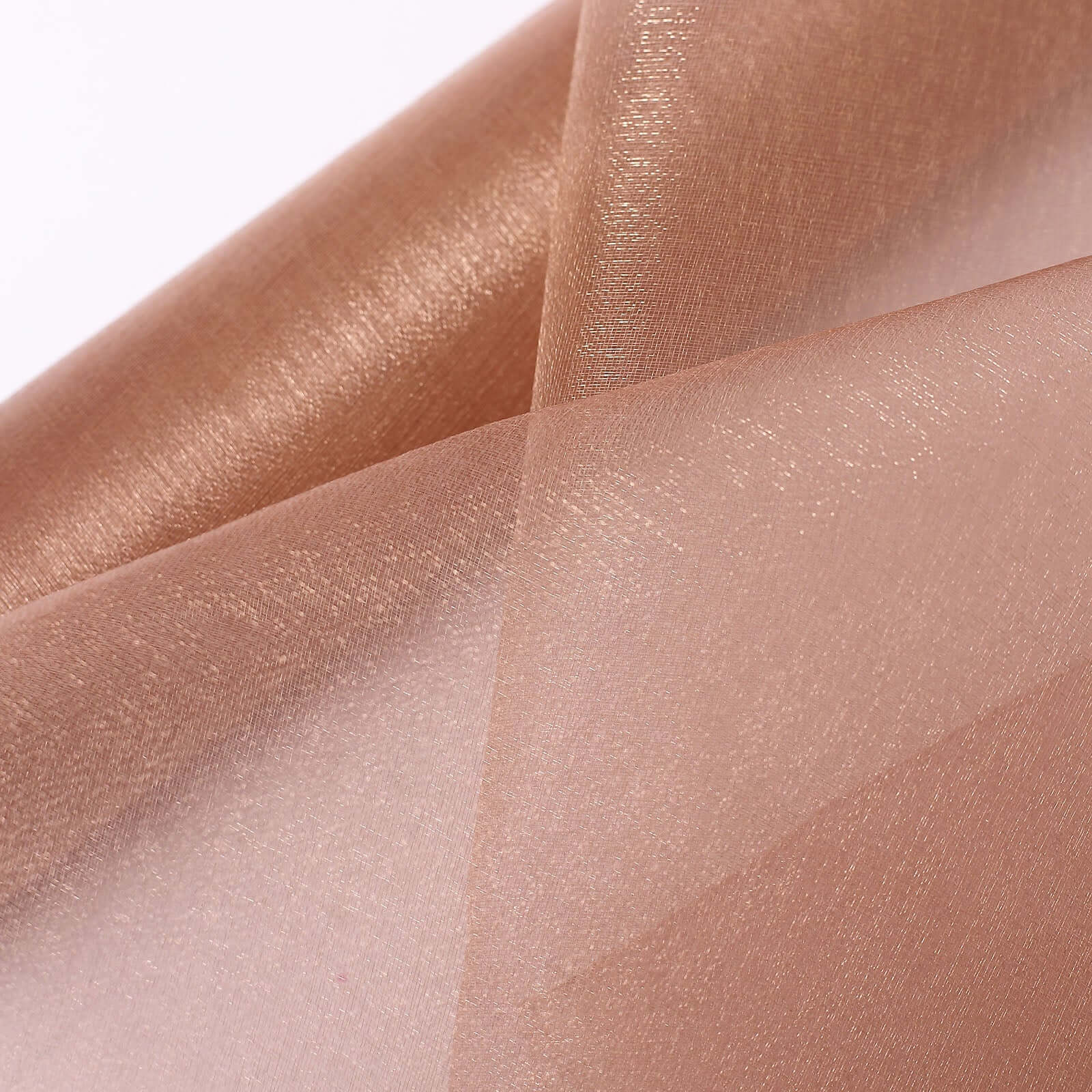 Hot Sale! 12-Foot by 10-Yard Dusty Rose Sheer Chiffon Fabric Bolt for DIY Voile Drapery