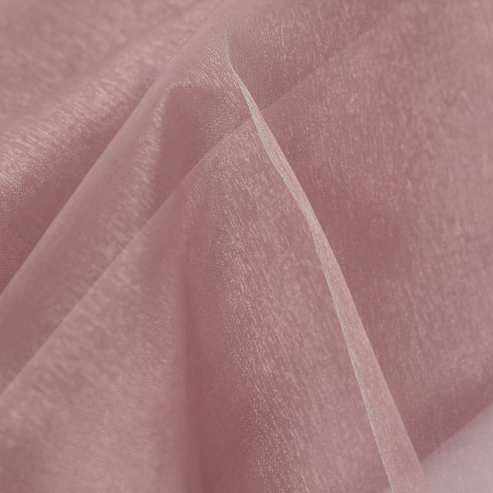 54-Inch by 10-Yard Dusty Rose Solid Sheer Chiffon Fabric Bolt - Ideal for DIY Voile Drapery