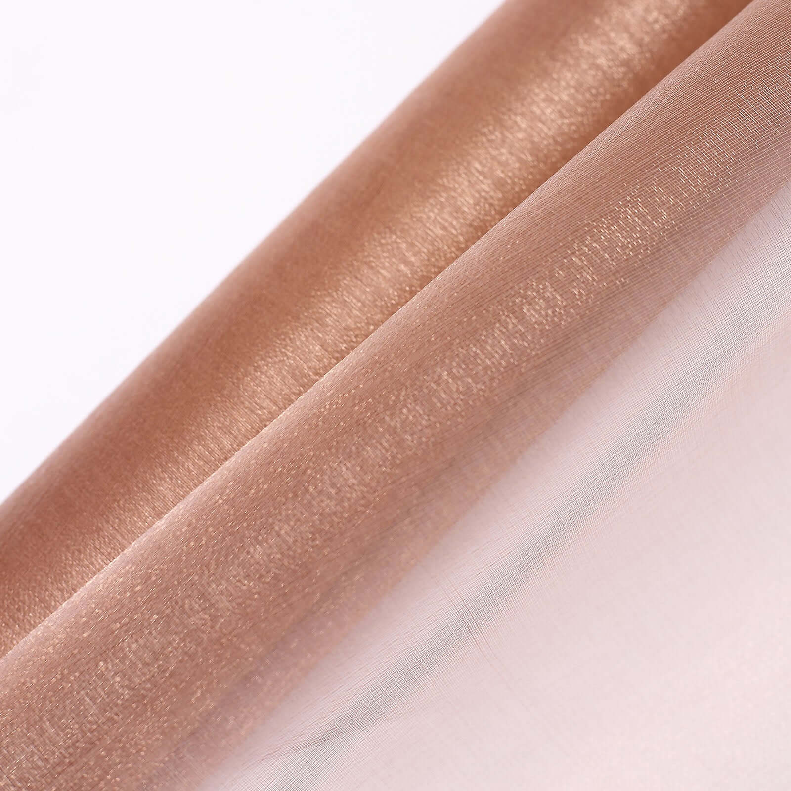 Hot Sale! 12-Foot by 10-Yard Dusty Rose Sheer Chiffon Fabric Bolt for DIY Voile Drapery