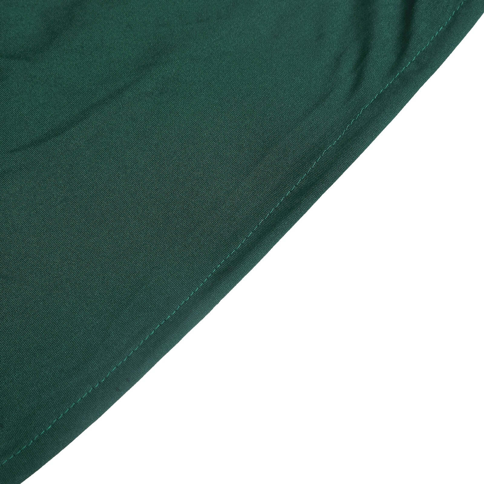 6ft Double - sided Matte Hunter Emerald Green Spandex Fitted Cover for Round Top Wedding Arch