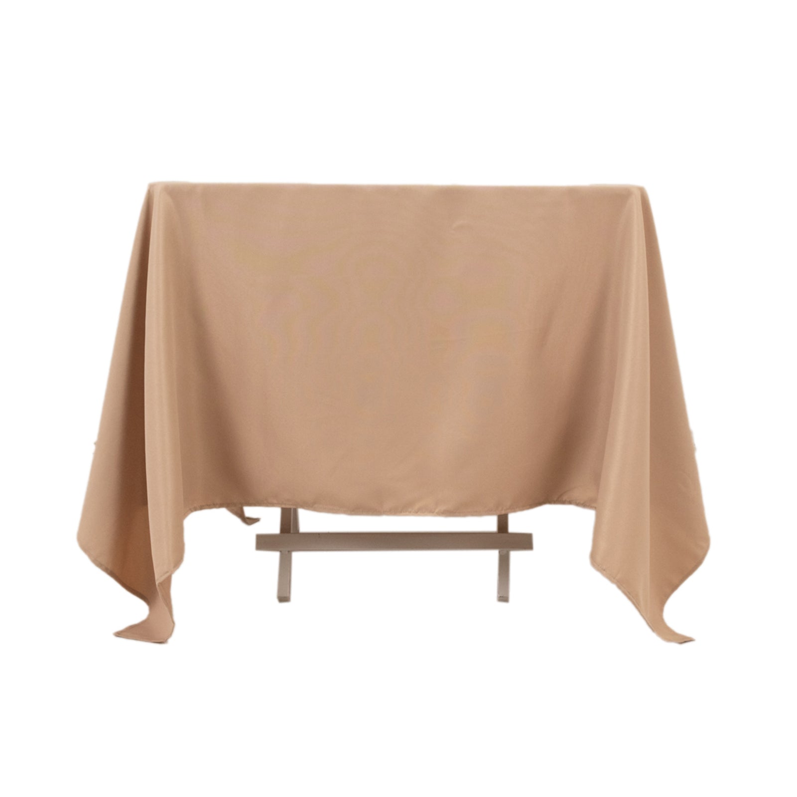 Hot Deal! 70x70 Nude 220GSM Wrinkle-Resistant Premium Polyester Square Table Cover
