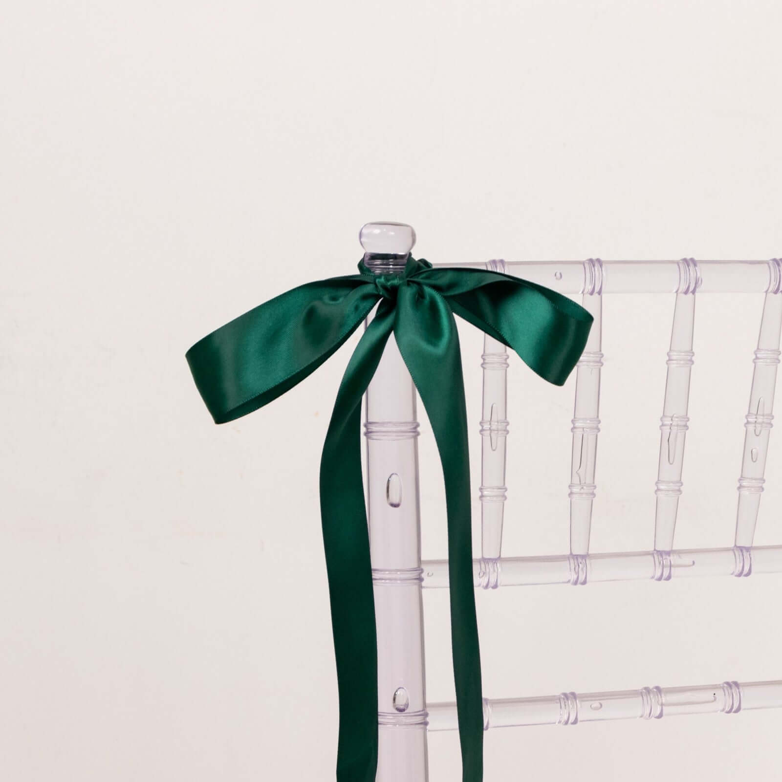 Hot Sale! 50-Yard 1.5-Inch Hunter Emerald Green Single-Face Decorative Polyester Satin Ribbon