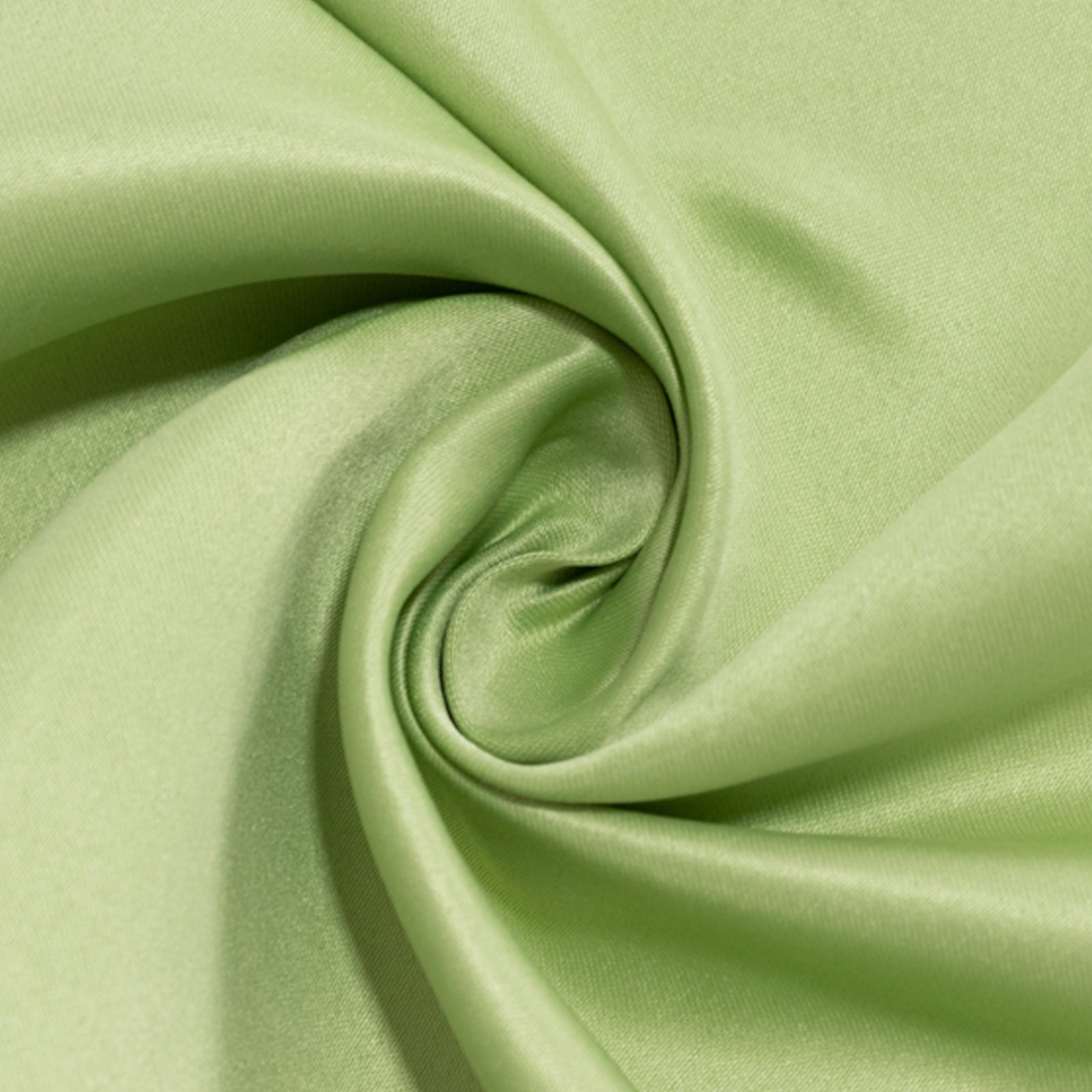 Durable Silk-Like Sage Green Lamour Satin 108-Inch Round Tablecloth