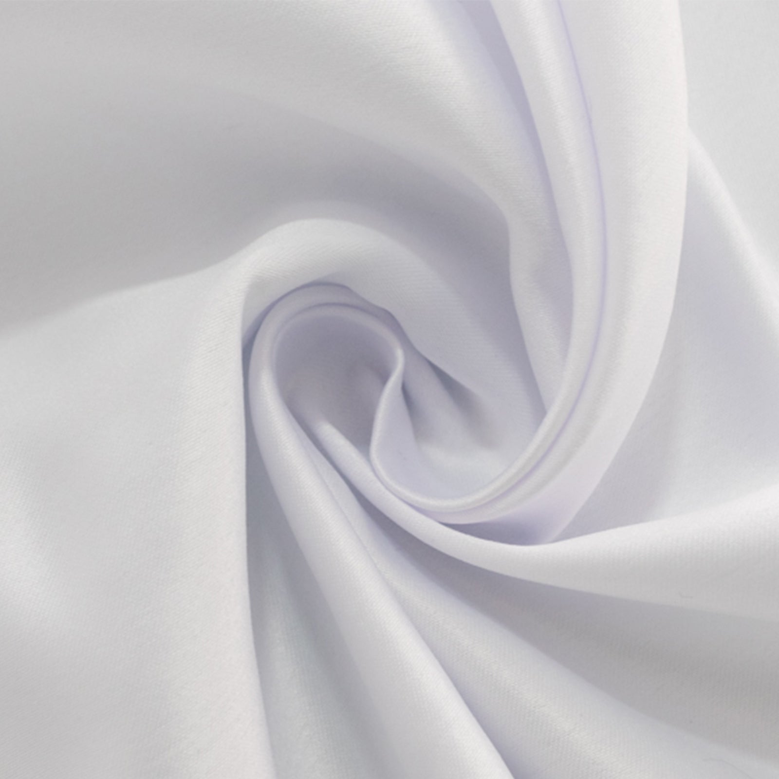 Exclusive White Lamour Satin 120" Round Tablecloth for Upscale Events
