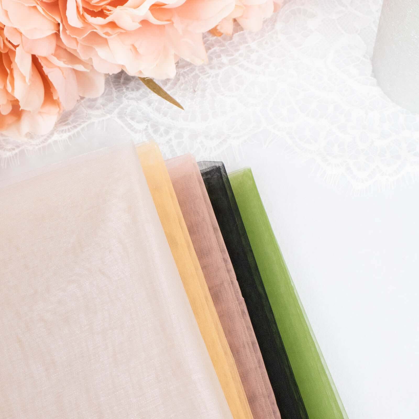 Great Deal! 10-Pack of 23x23 Black Organza Sheer Dinner Napkins