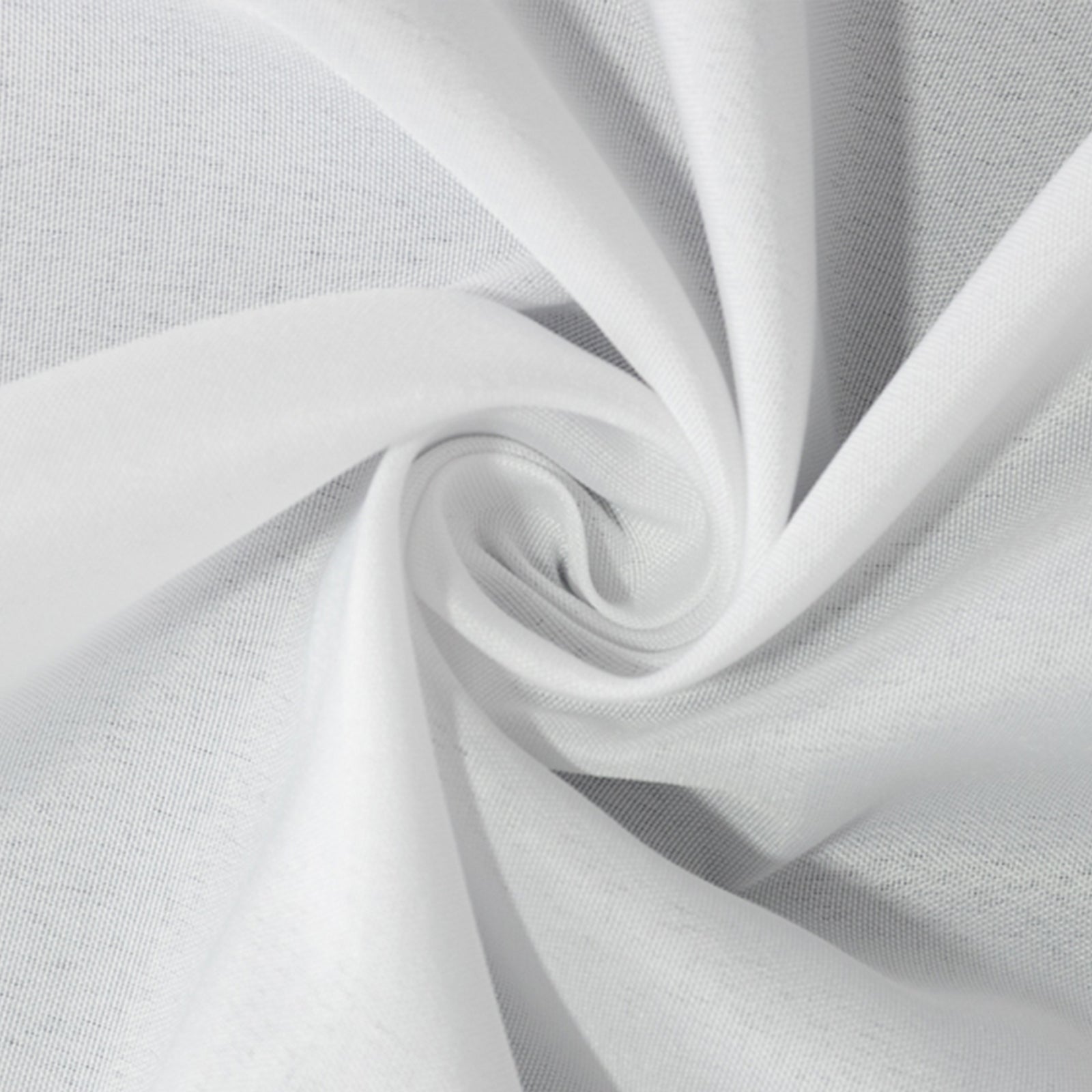 Durable White Polyester 36x72 Table Runner for Trade Shows