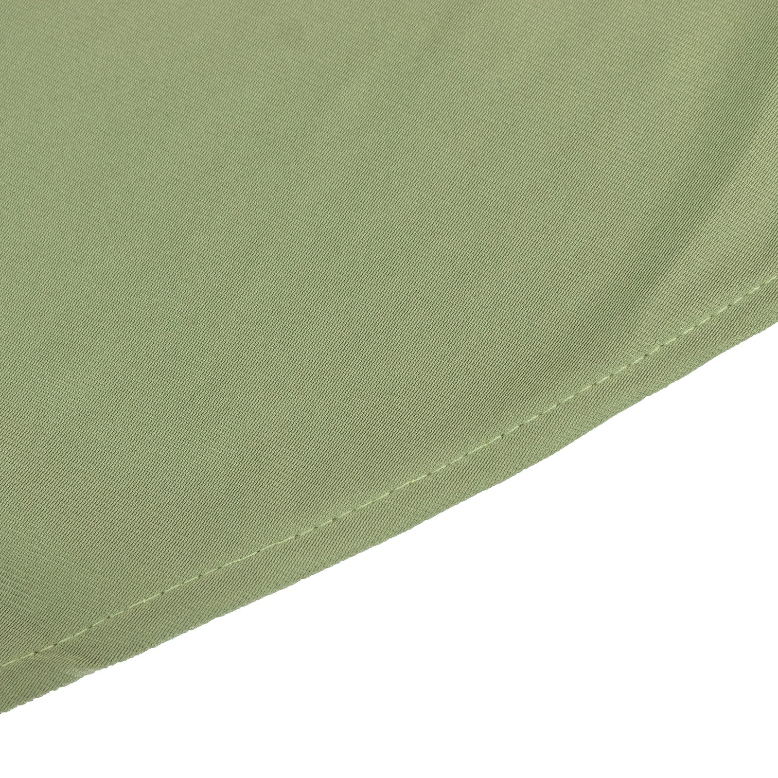 Wrinkle-Free & Stain-Resistant Premium Scuba 108-Inch Round Dusty Sage Green Tablecloth