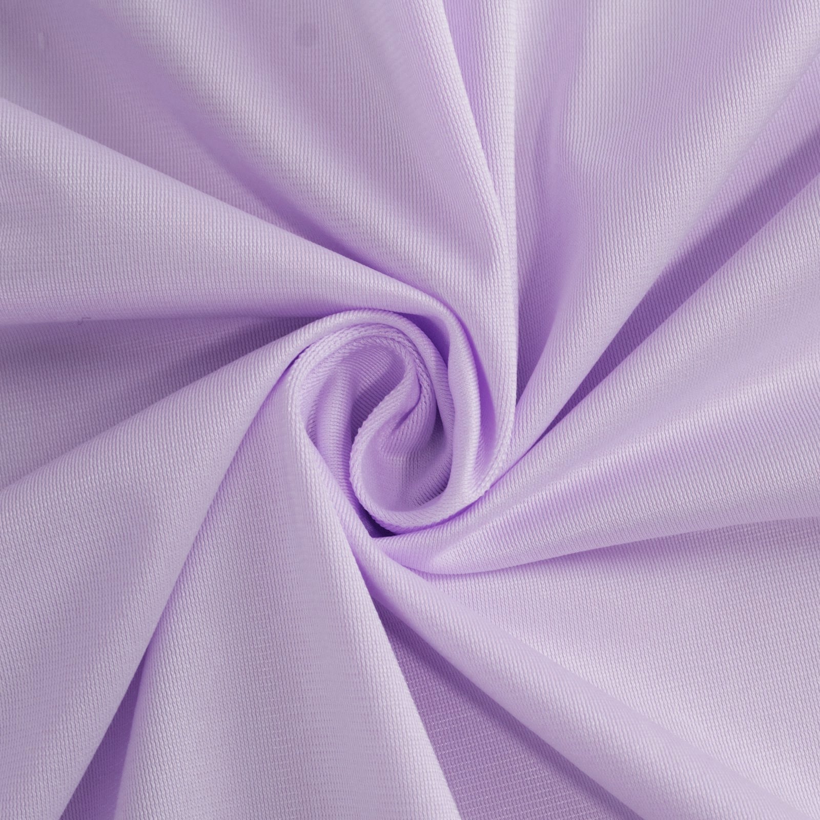Premium Lavender 70' Round Scuba Tablecloth - Wrinkle & Stain Resistant